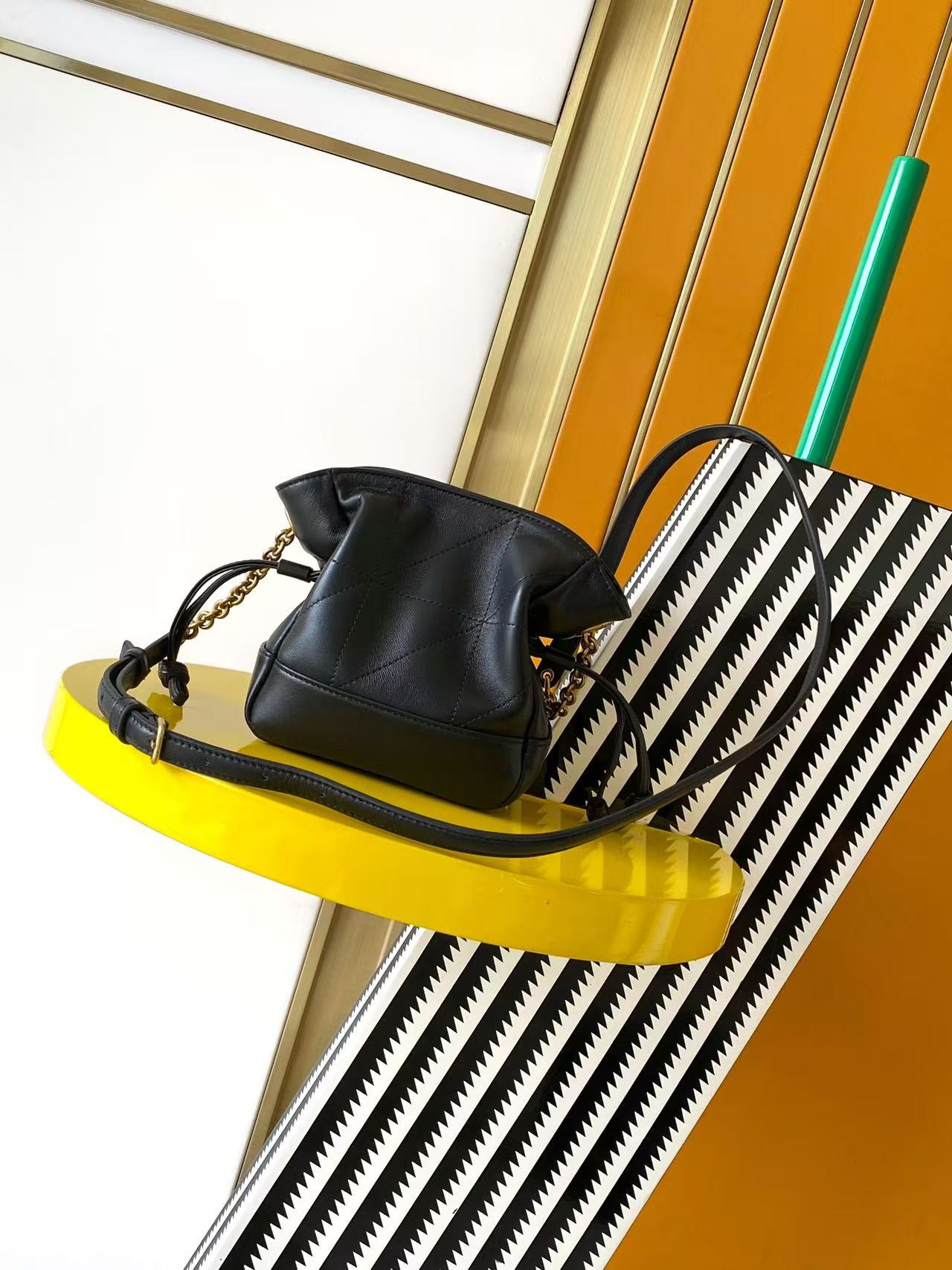 Y51 JAMIE Mini Shoulder Pouch in Lambskin 14.5x15.5x8cm