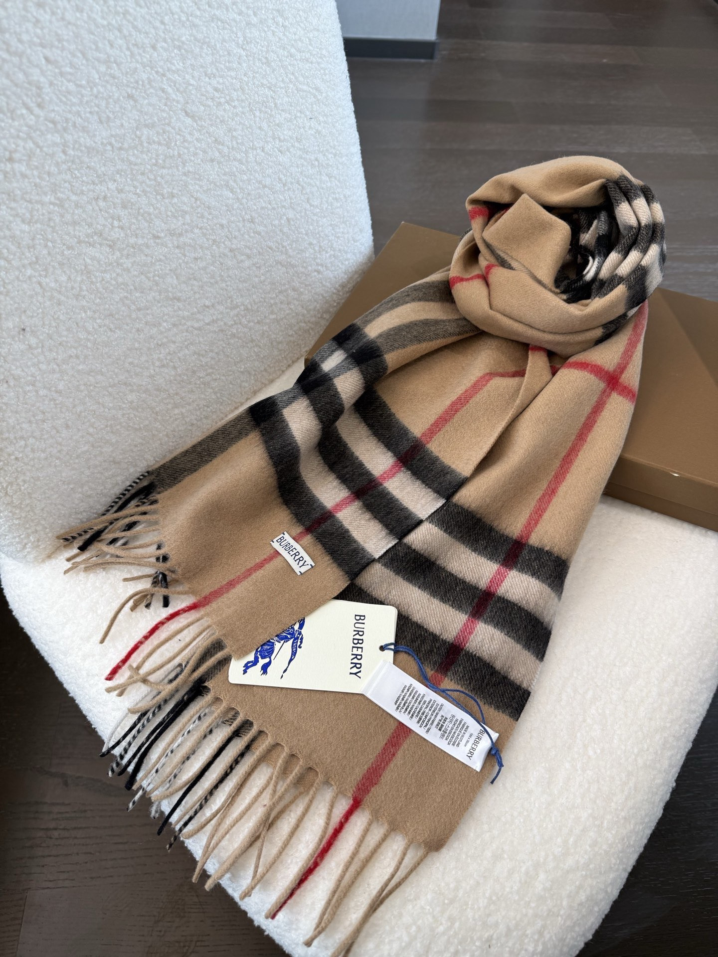 Bv*b*rry scarf 30x180cm