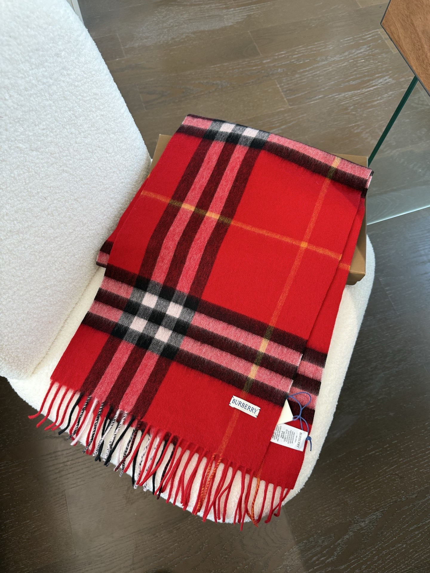 Bv*b*rry scarf 30x180cm