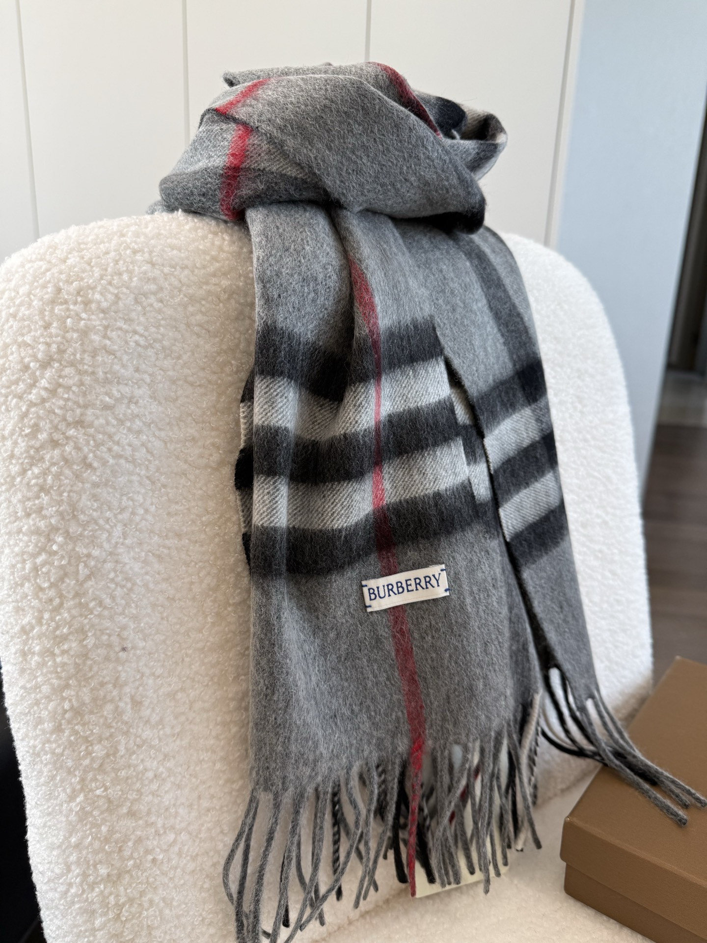 Bv*b*rry scarf 30x180cm