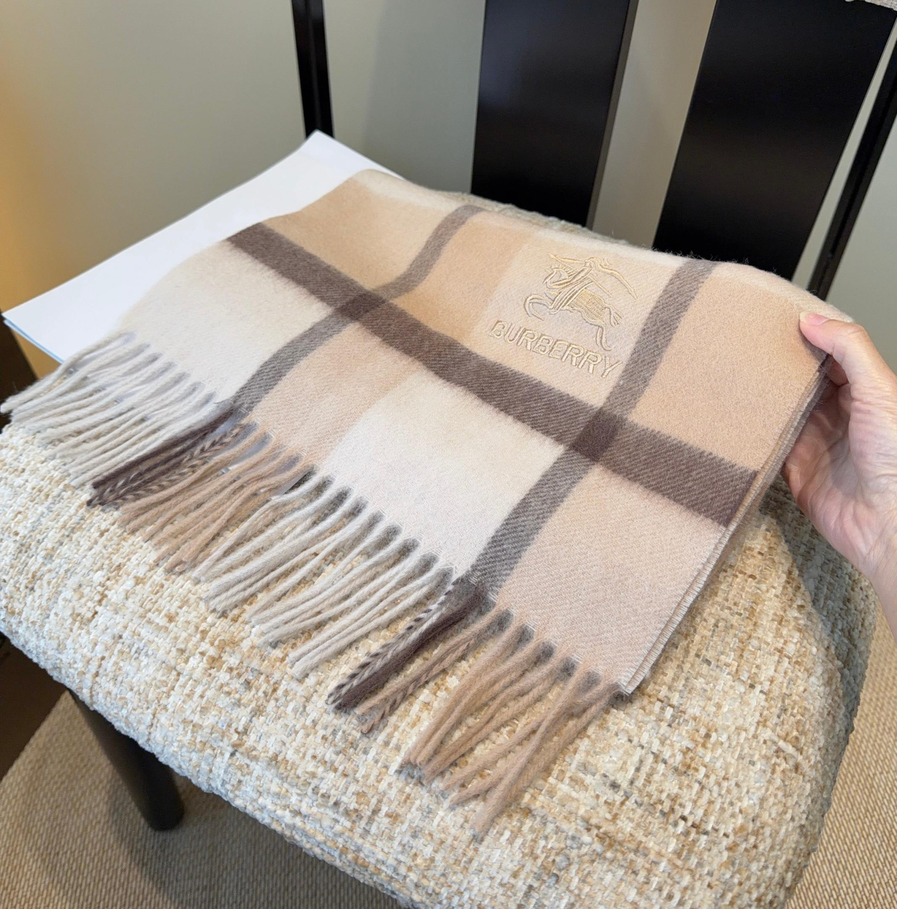 Bv*b*rry scarf 30x180cm