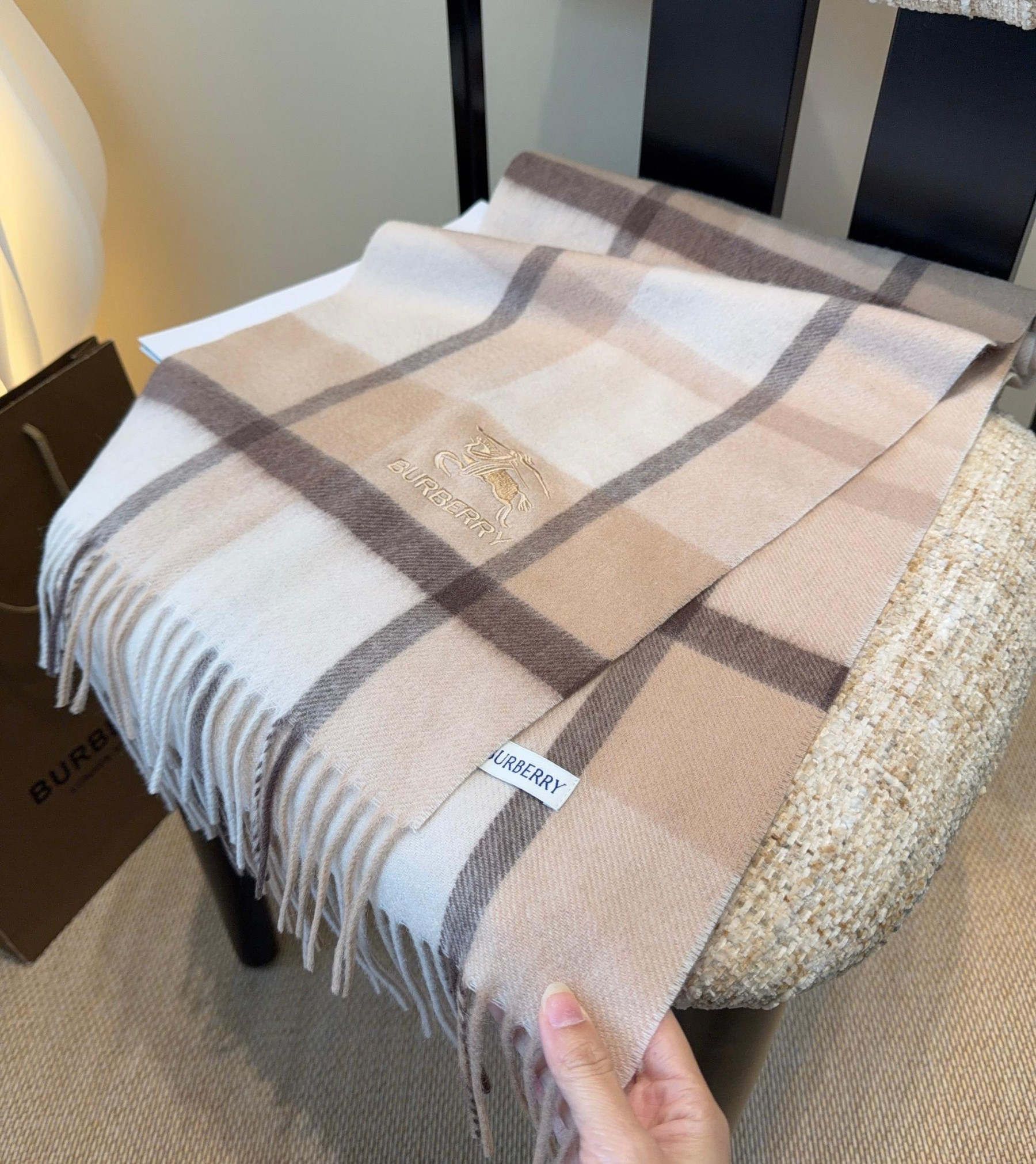 Bv*b*rry scarf 30x180cm