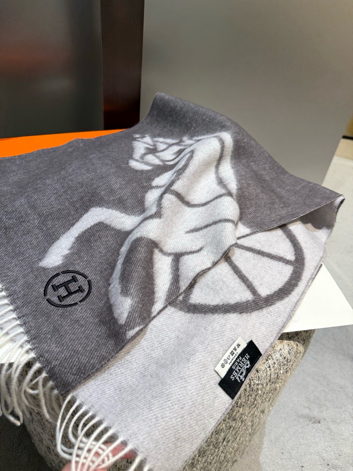 H**me5 scarf 30x180cm 100% wool