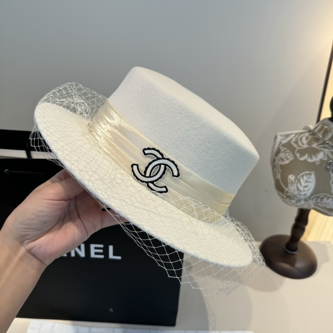 Ch**el wool felt hat 57cm head circumference
