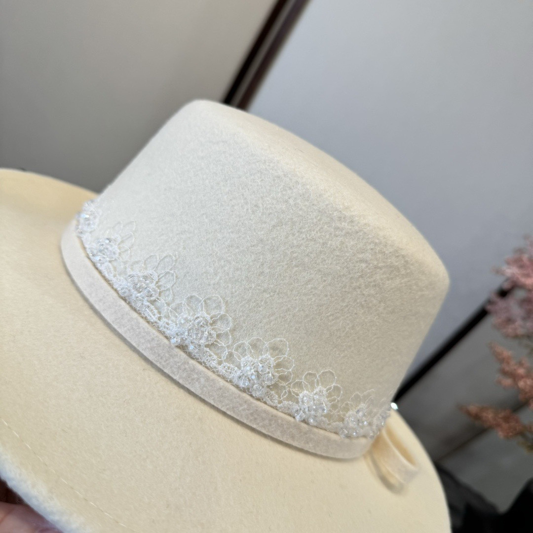 D10r wool felt hat 57cm head circumference
