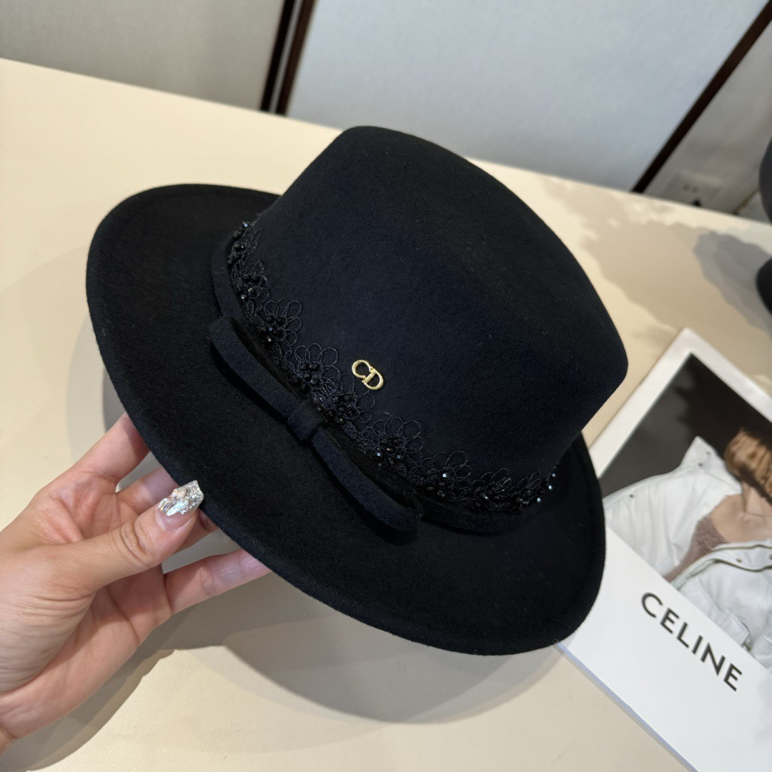 D10r wool felt hat 57cm head circumference