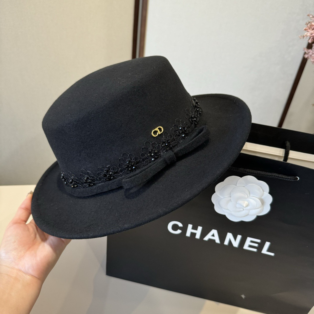 D10r wool felt hat 57cm head circumference