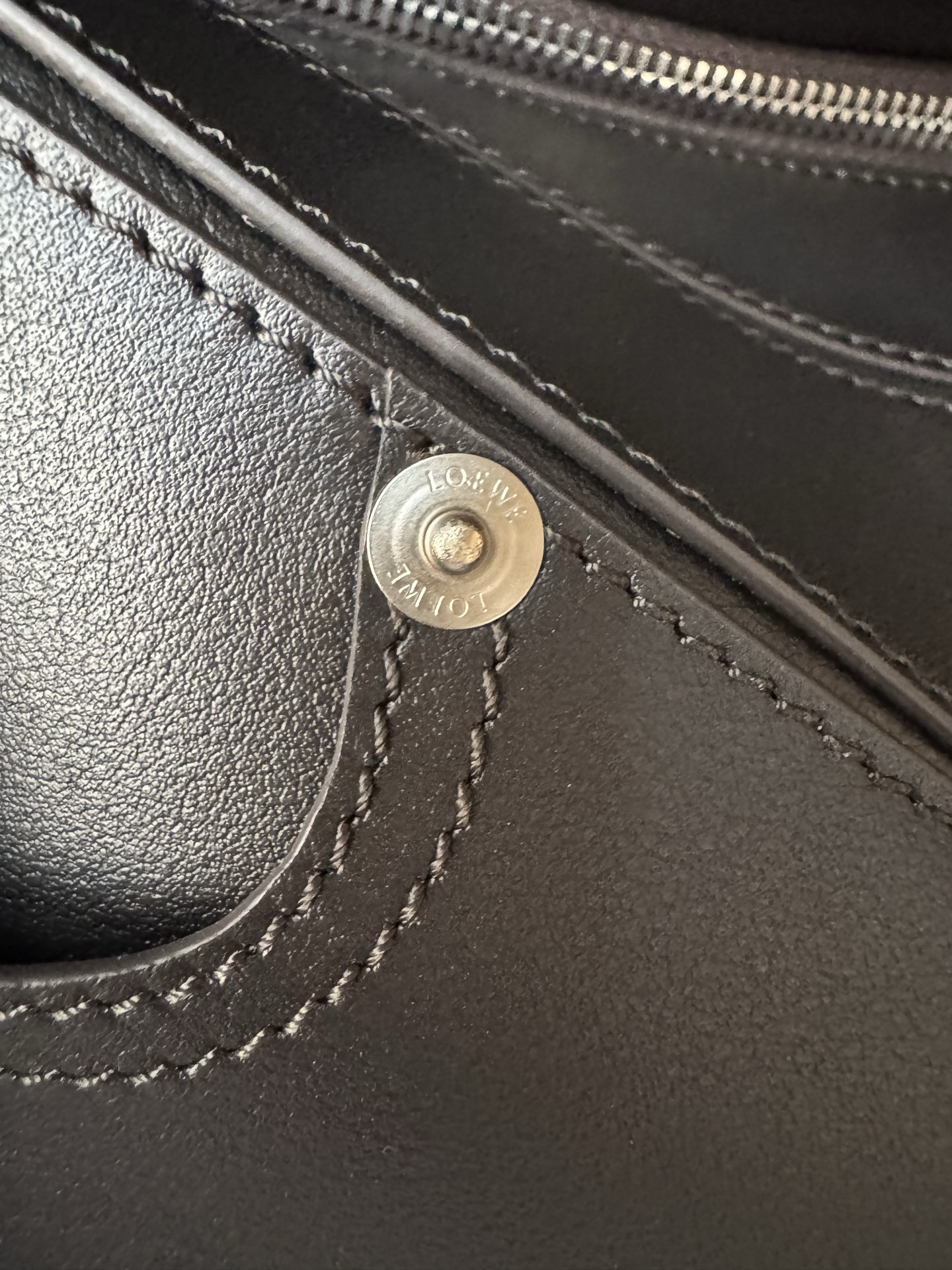 Loewe Panta Small Puzzle Bag in Shiny Calfskin 16.5x24x10.5cm