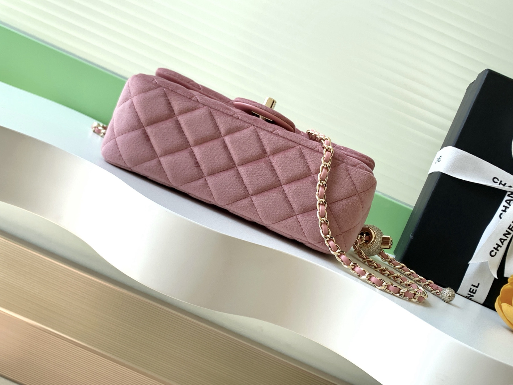 Ch**el MINI FLAP BAG 12×20×6 cm