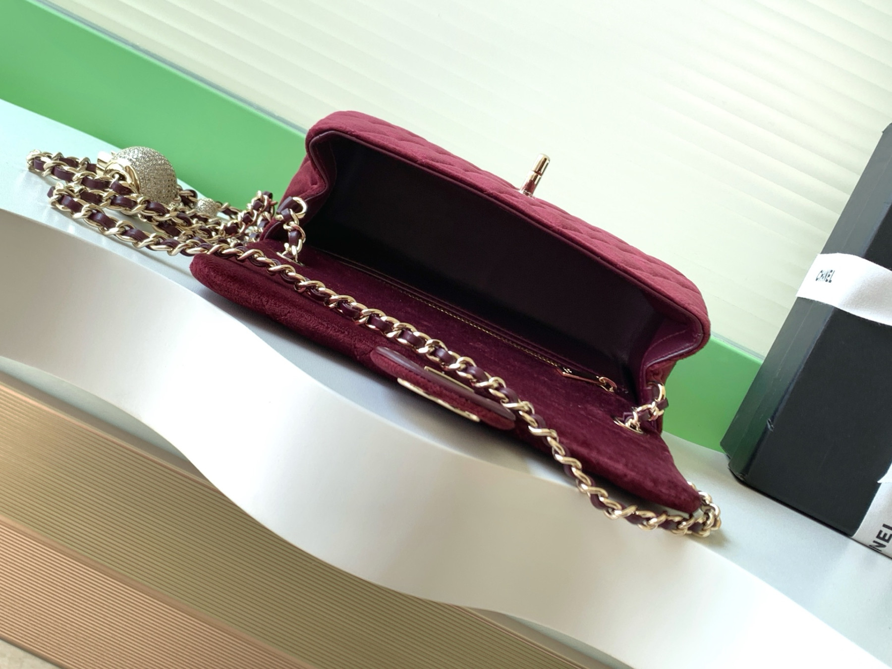 Ch**el MINI FLAP BAG 12×20×6 cm