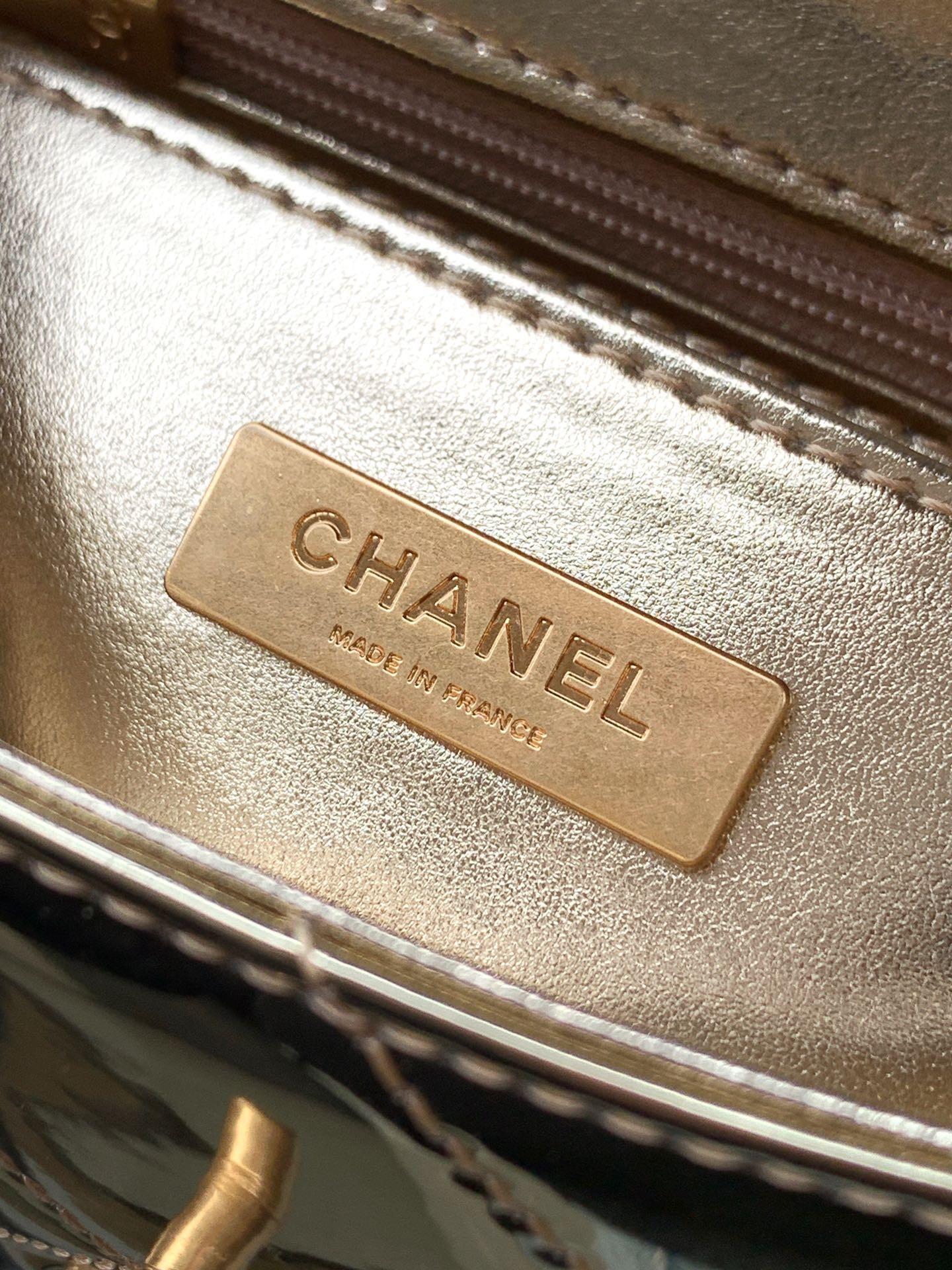 Ch**el Mini Flap Bag with Top Handle 13x18.5x4.5cm