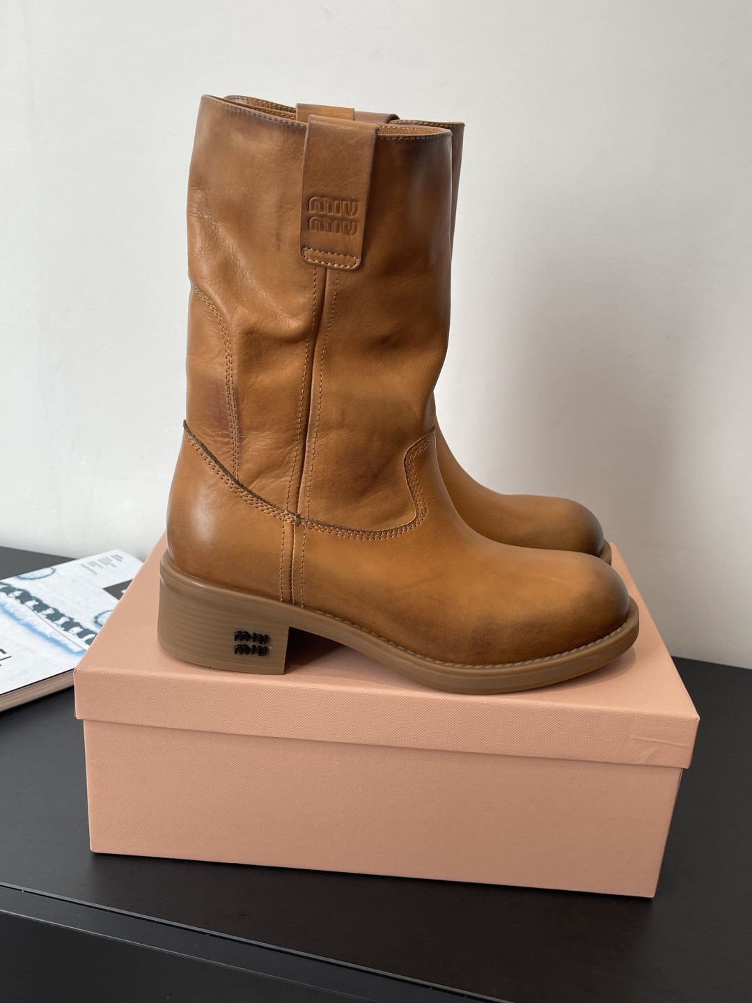 UA Miu Miu Ankle Boots