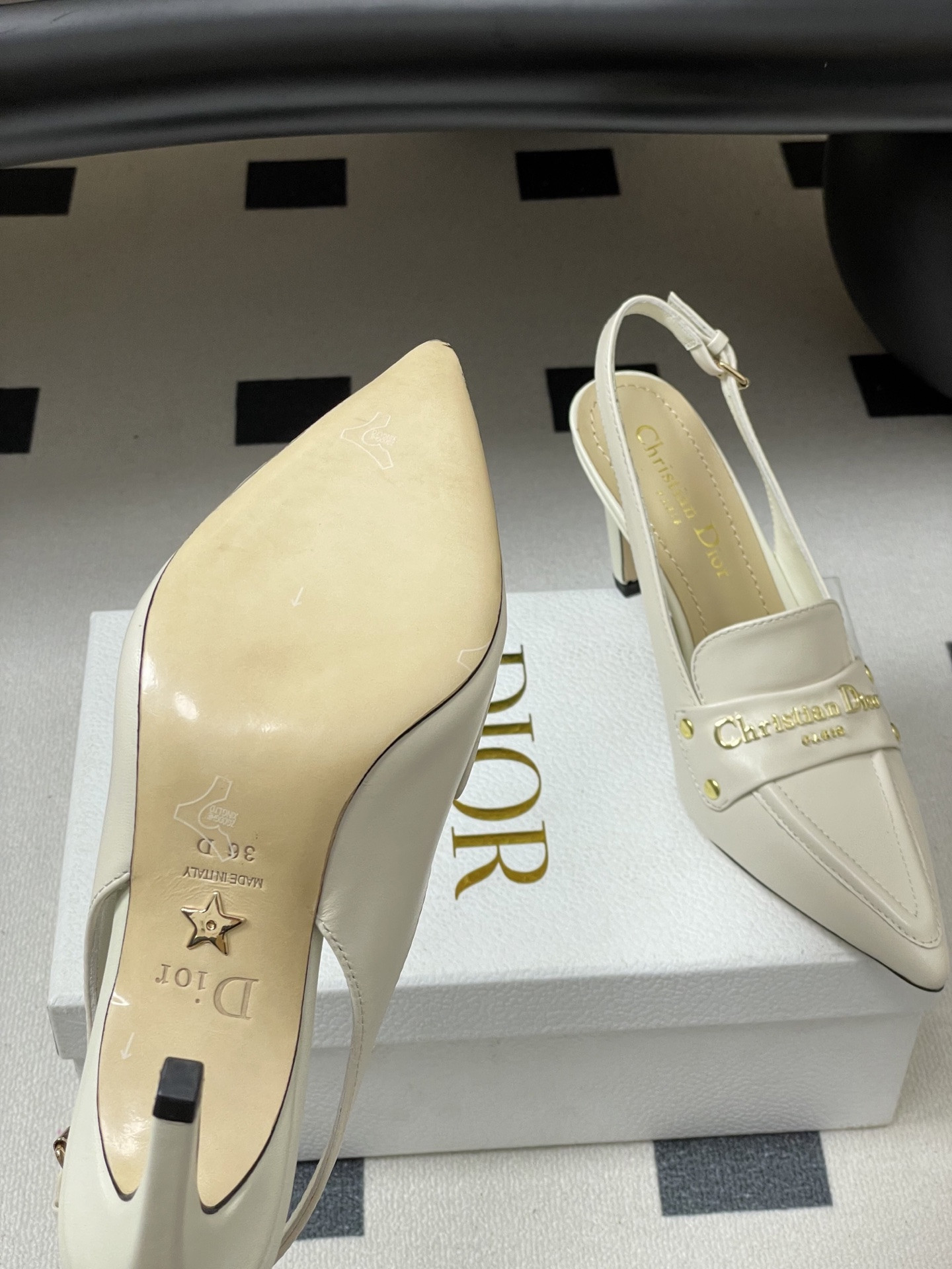 UA D10r Boy Slingback Pump 8.5cm Heel