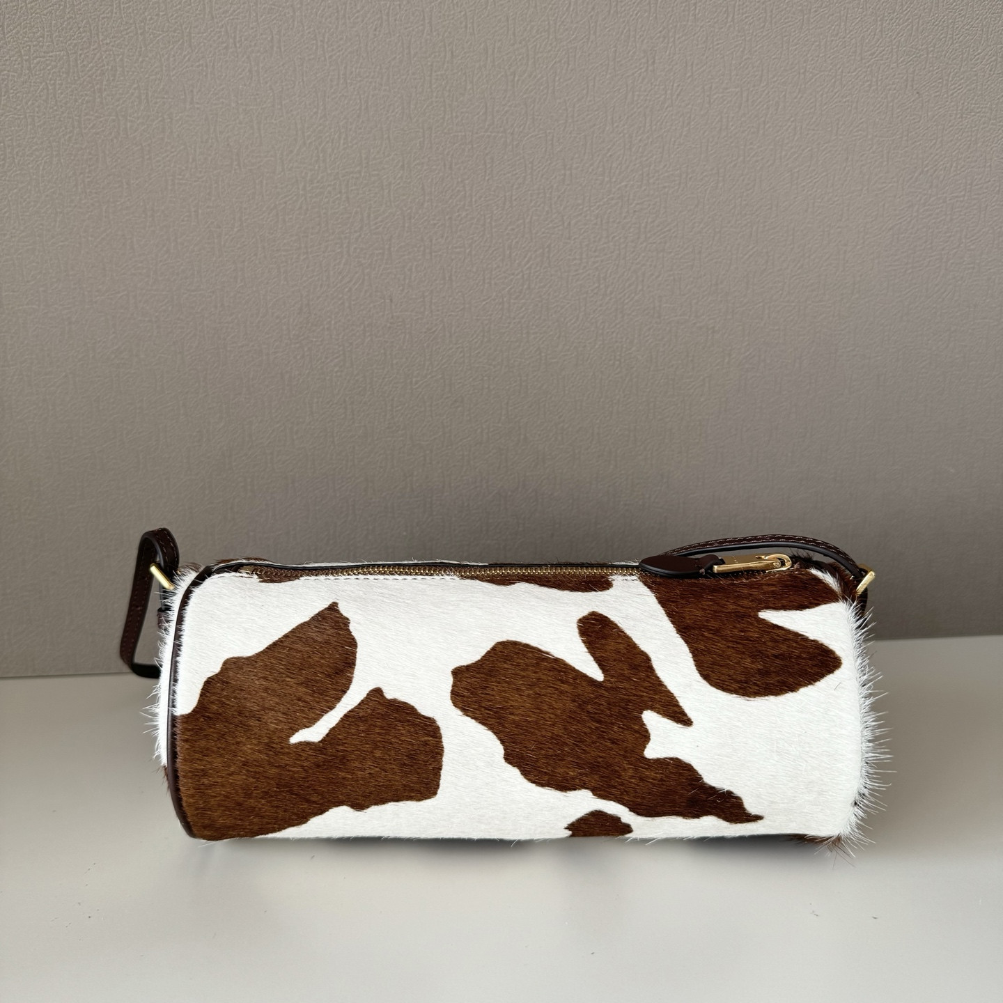 Miu Miu Printed Leather Pouch 9x22x9cm