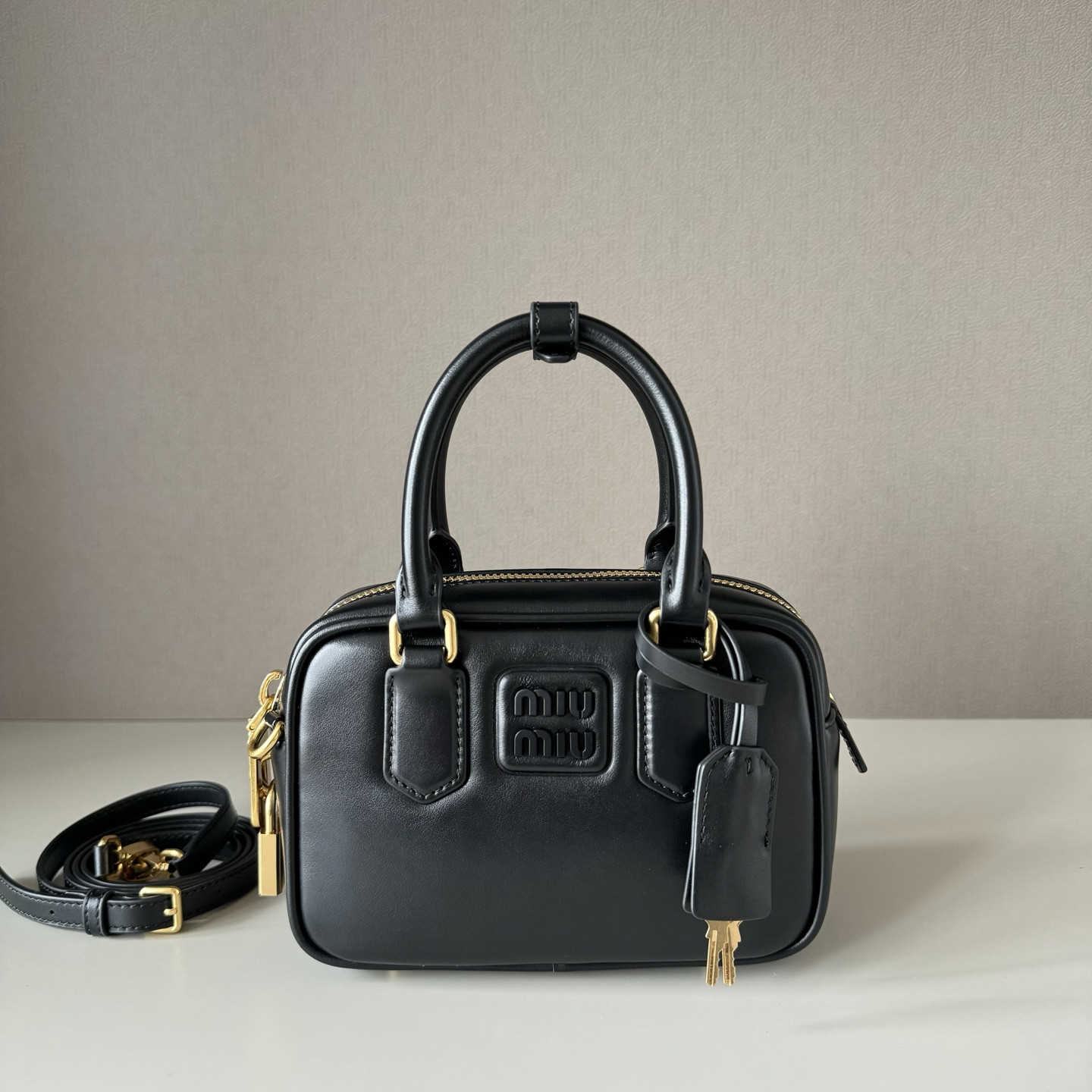 Miu Miu Arcadie Leather Bag 13x19x6cm