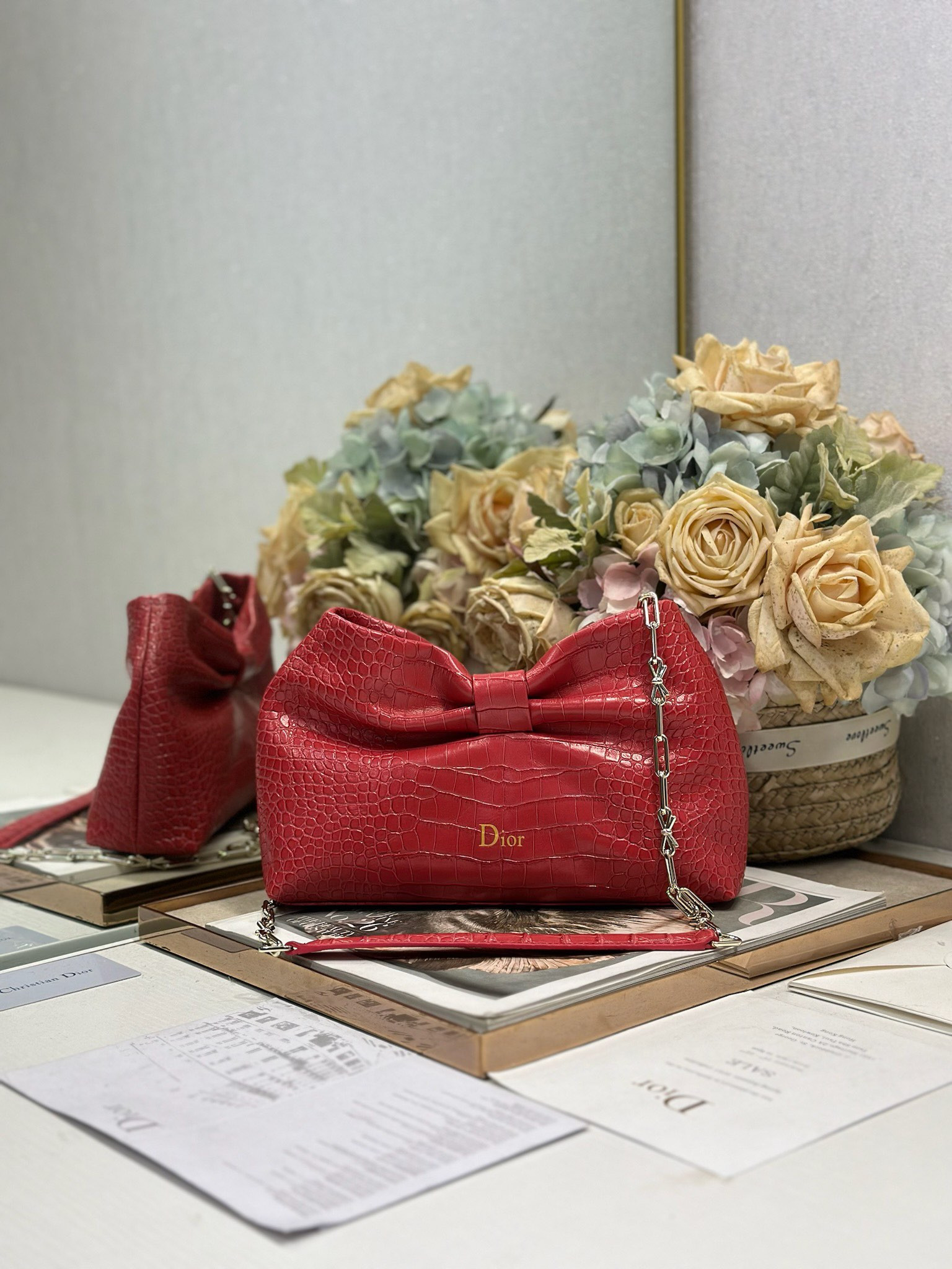 D10r Small Bow Bag 26x16x10cm