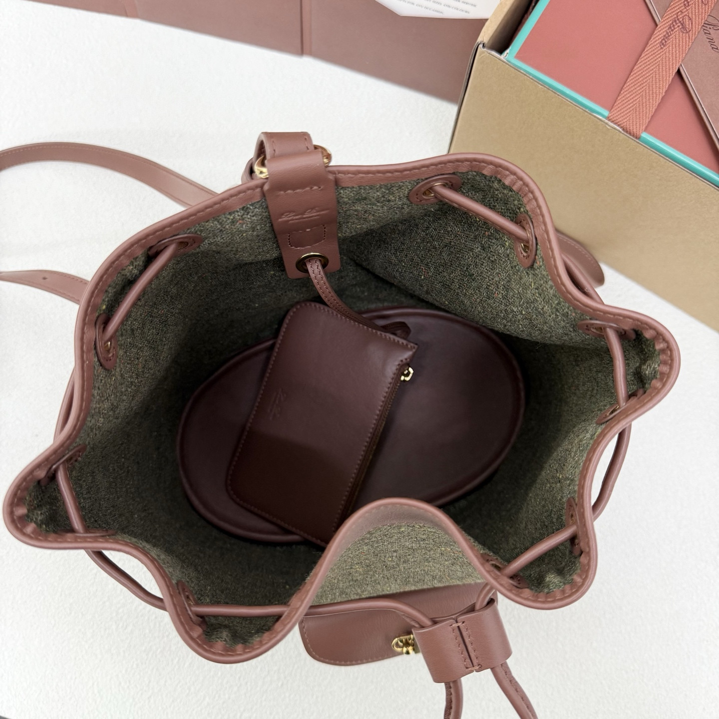 L0r0 P1ana Extra Drawstring Backpack L27 25x27x14cm