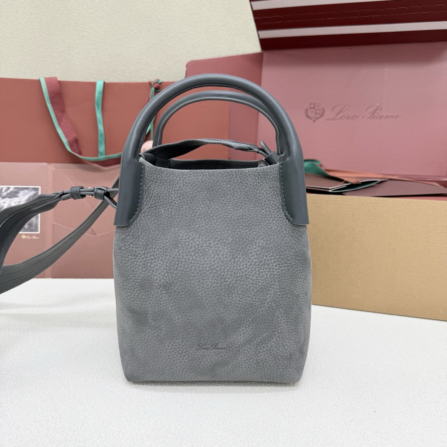 Loro Piana Small Bale Bag 17x20x17cm