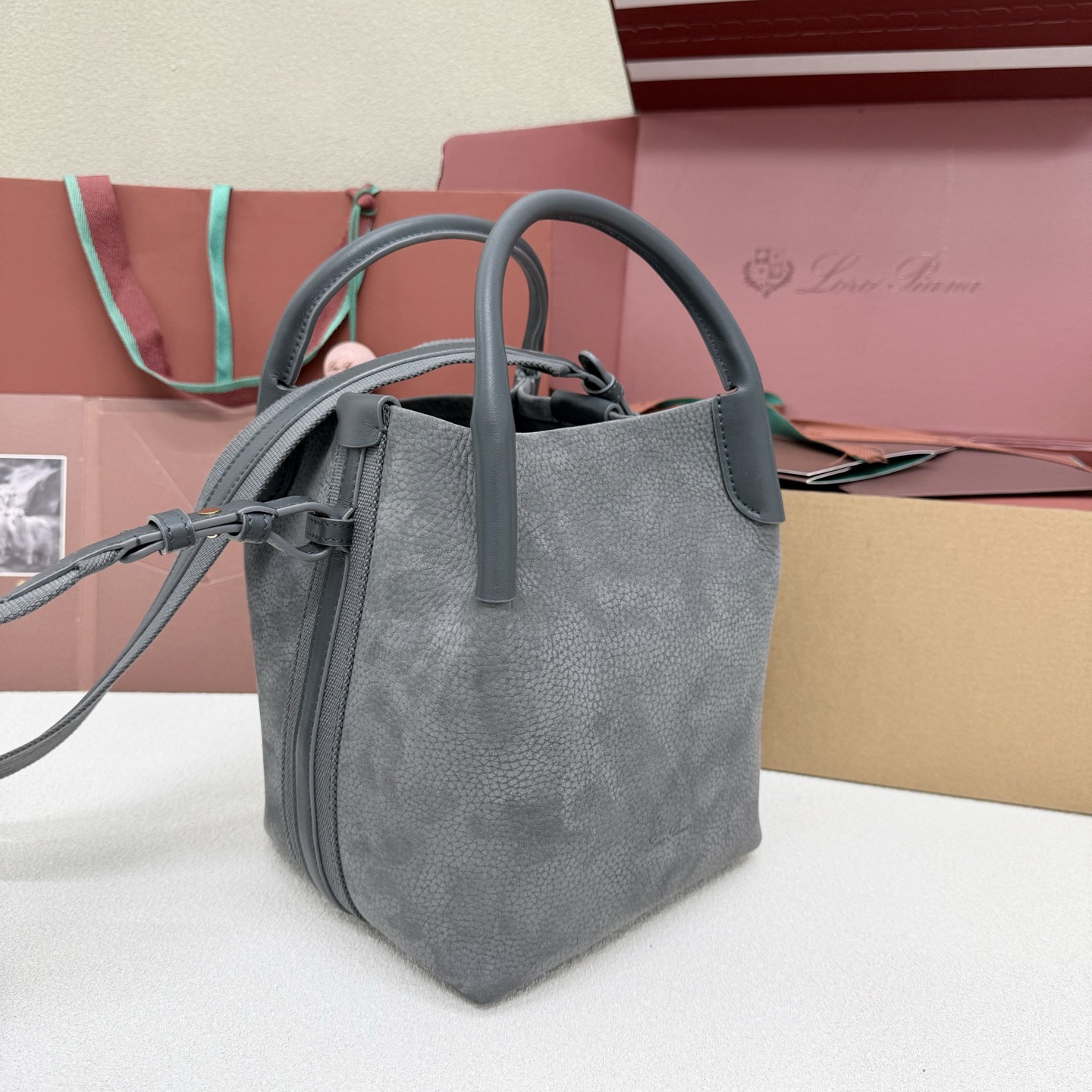 Loro Piana Small Bale Bag 17x20x17cm