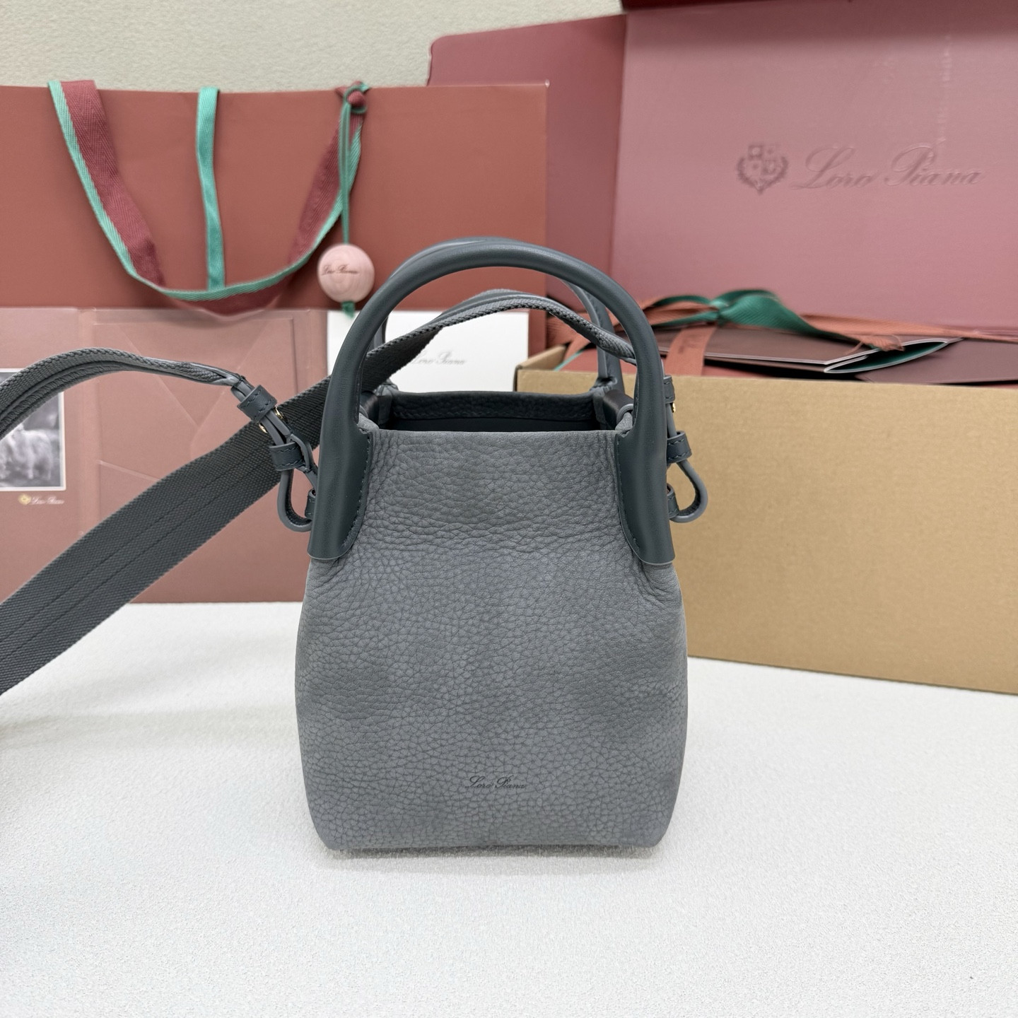 Loro Piana Micro Bale bag 13x13x16cm