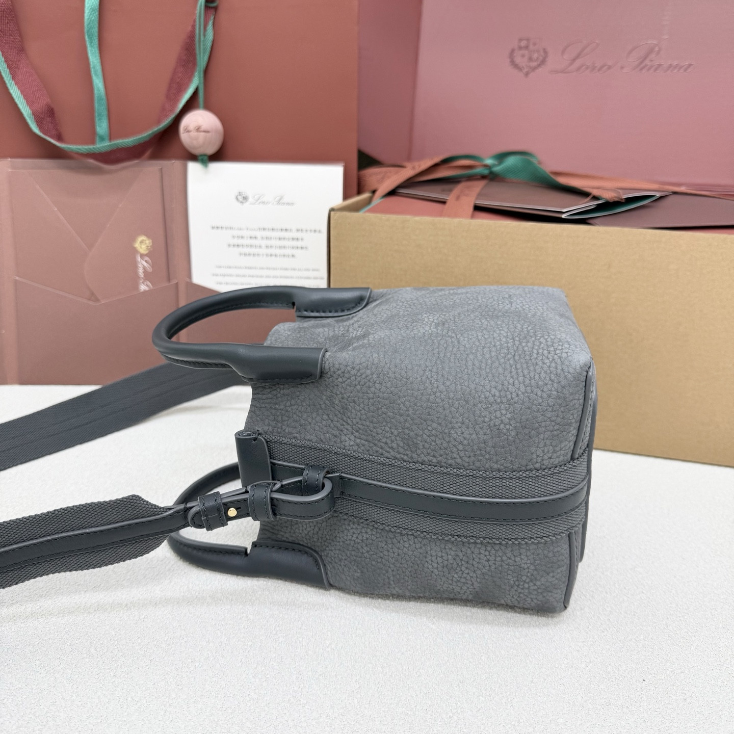 Loro Piana Micro Bale bag 13x13x16cm