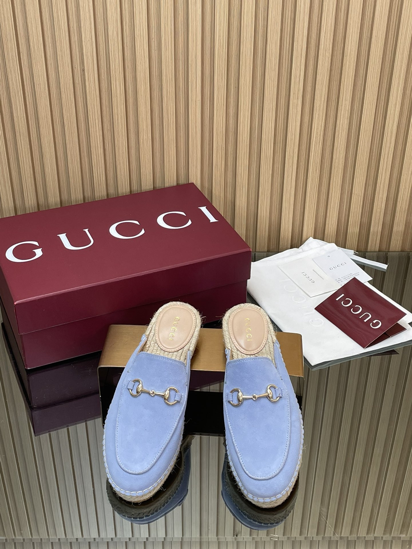 UA Gucci Espadrille Mule With Horsebit