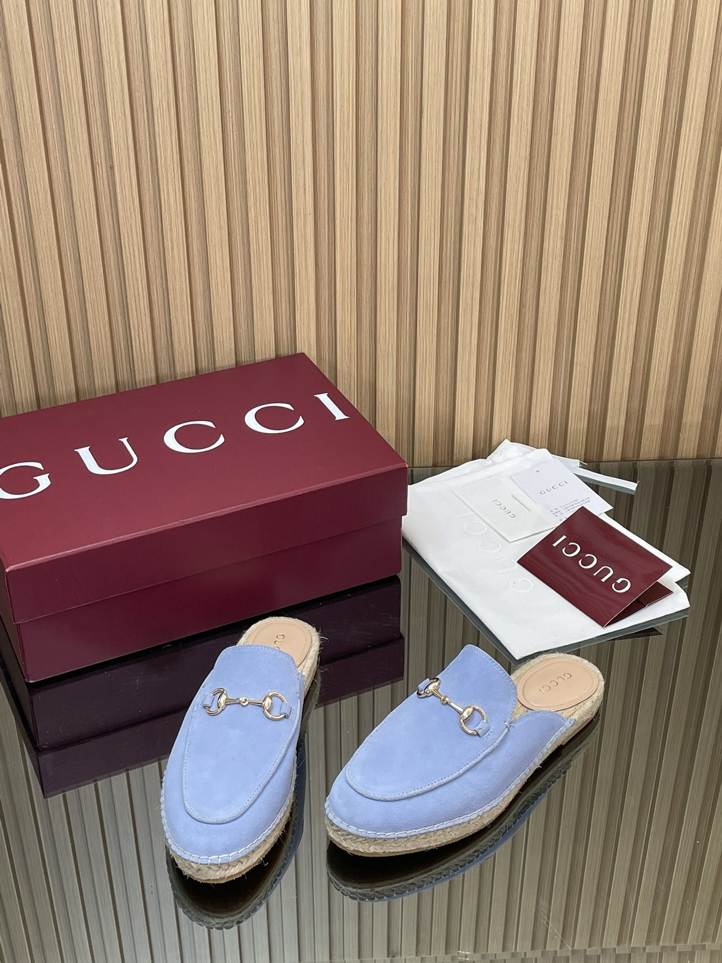 UA Gucci Espadrille Mule With Horsebit