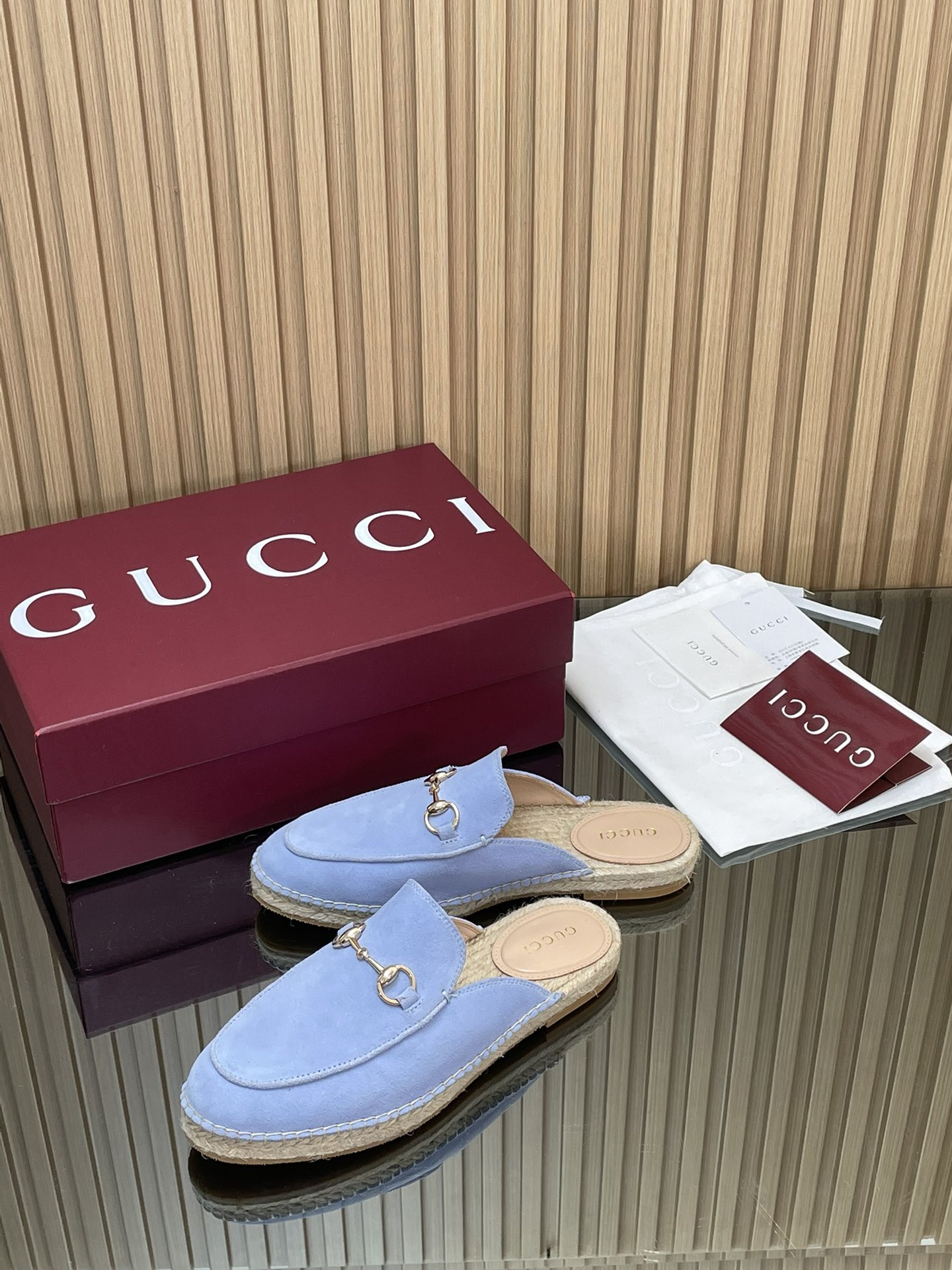UA Gucci Espadrille Mule With Horsebit