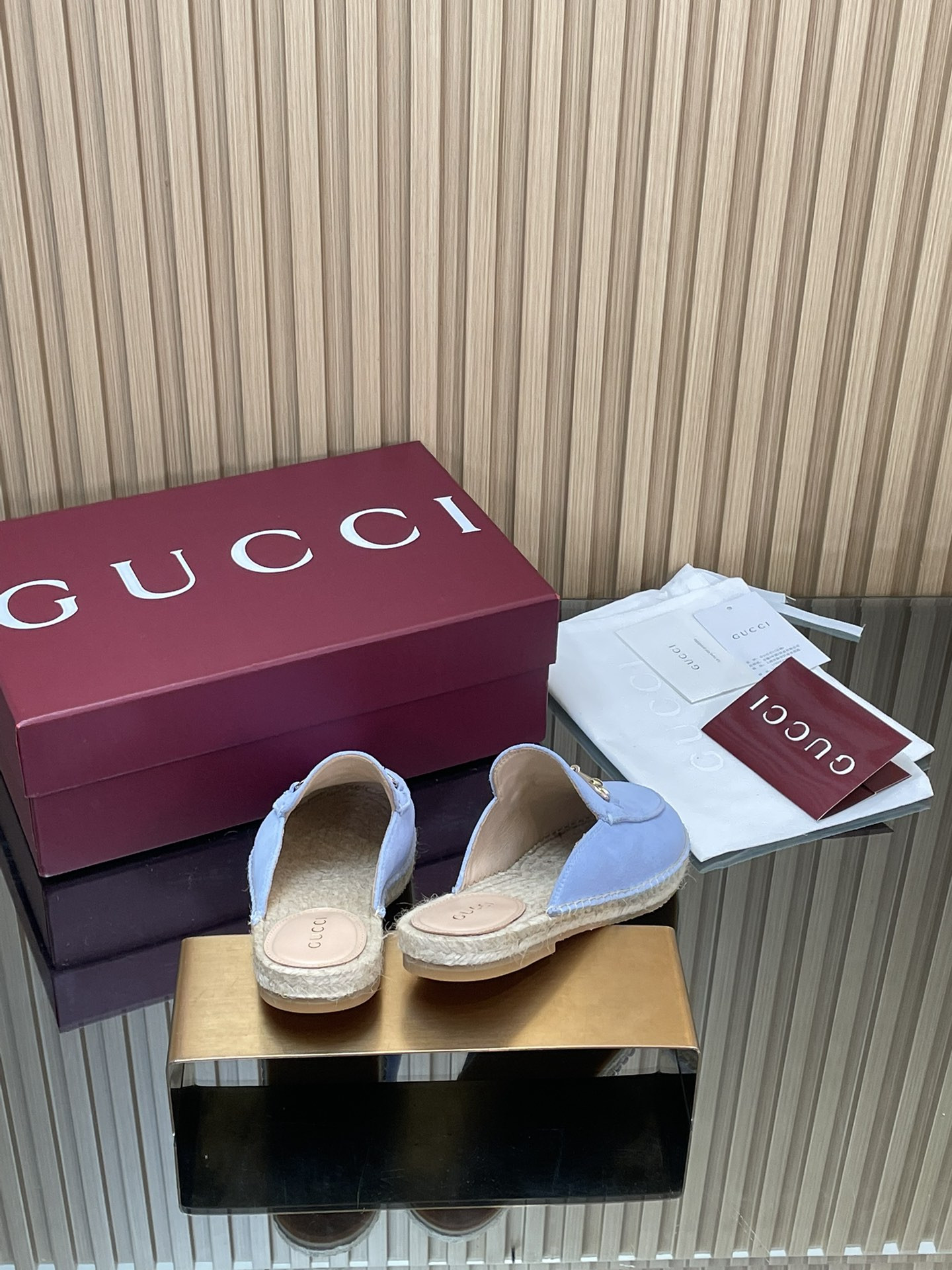 UA Gucci Espadrille Mule With Horsebit