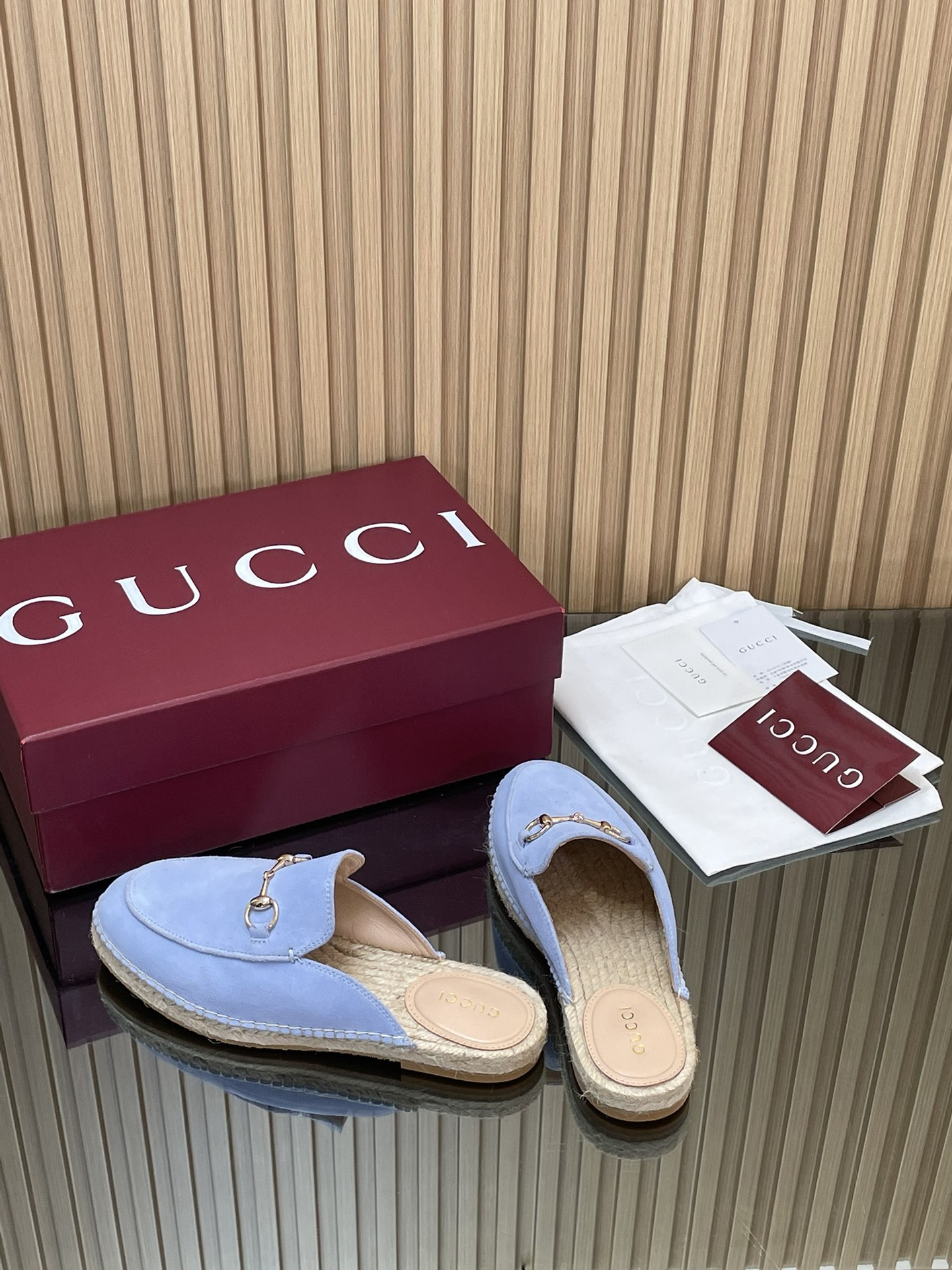 UA Gucci Espadrille Mule With Horsebit