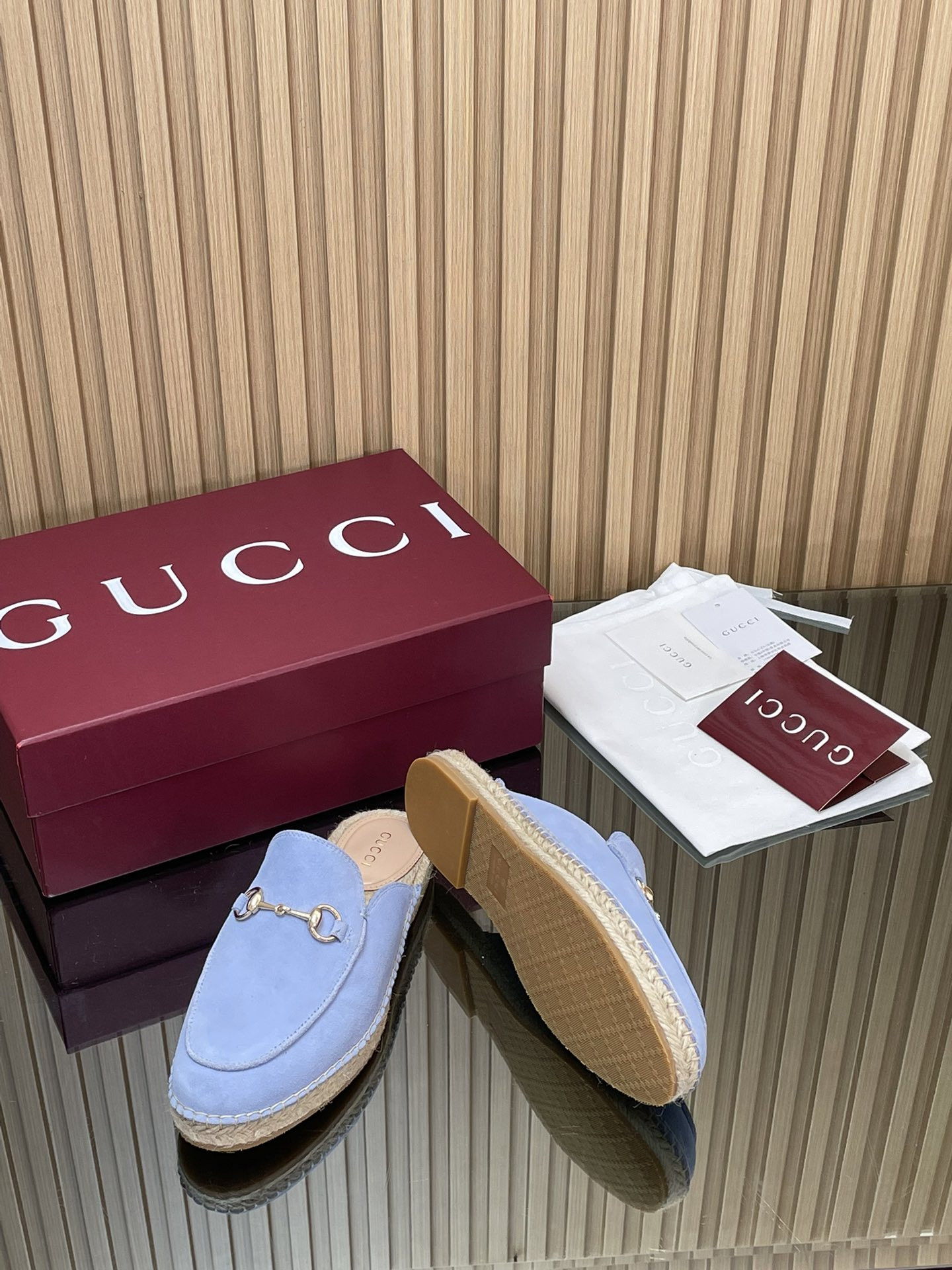 UA Gucci Espadrille Mule With Horsebit