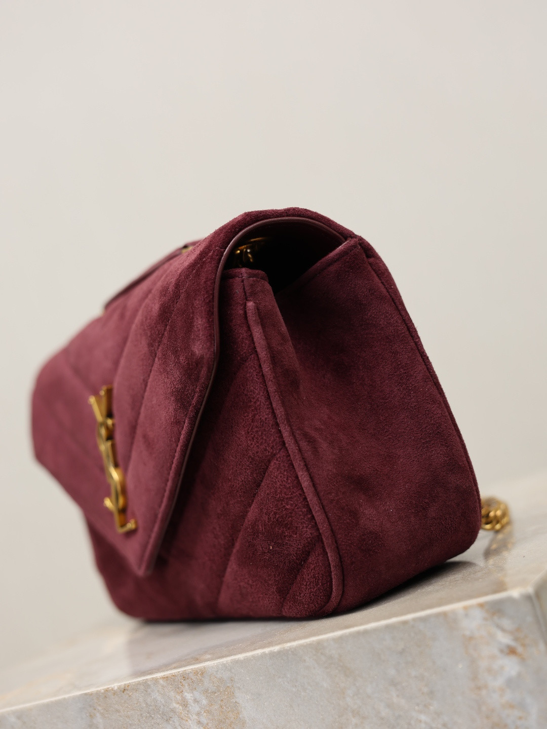 YSL LOULOU small in Suede 24x14x6cm