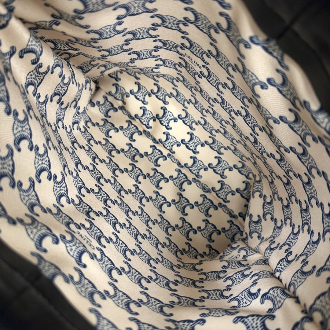 Celine Small Crystal Pouch in Lambskin 29x32x0.5cm