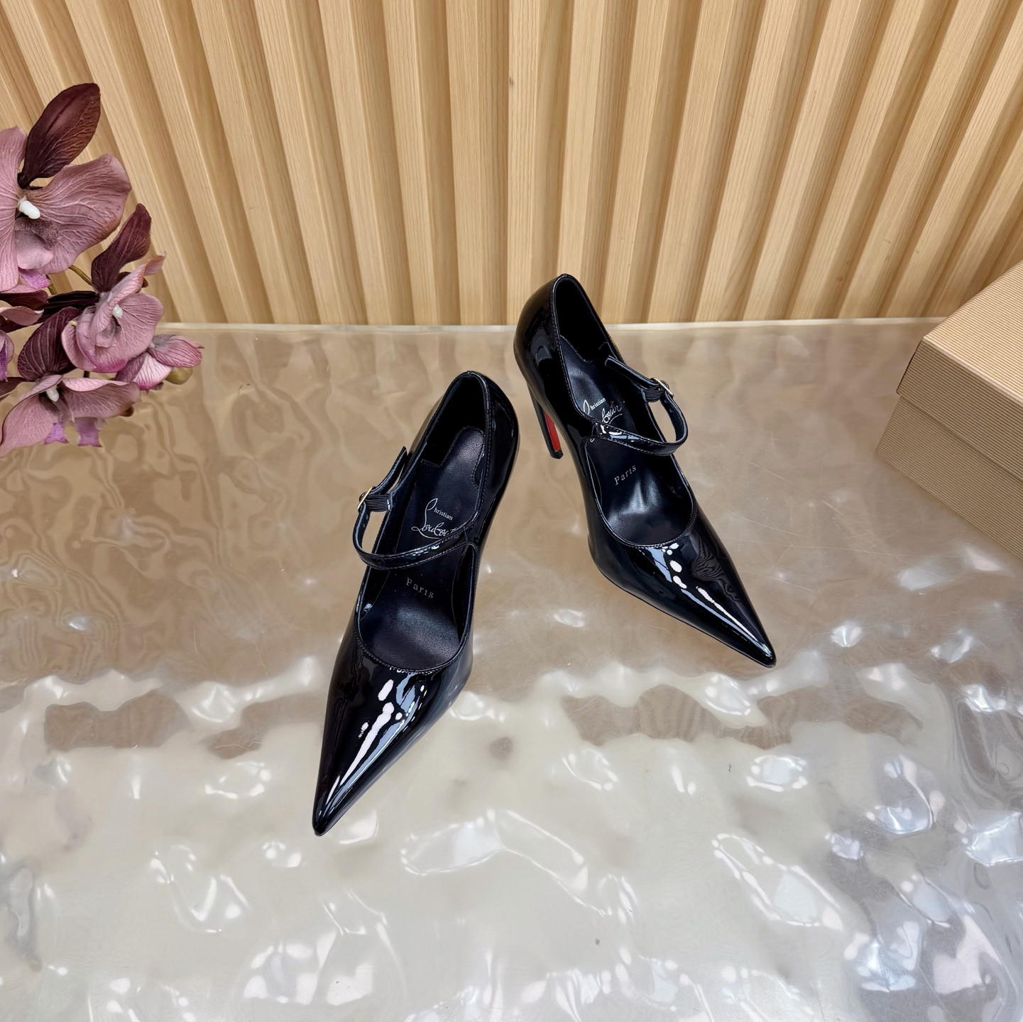 UA Christian Louboutin Mary Jane Pumps 15cm Heel