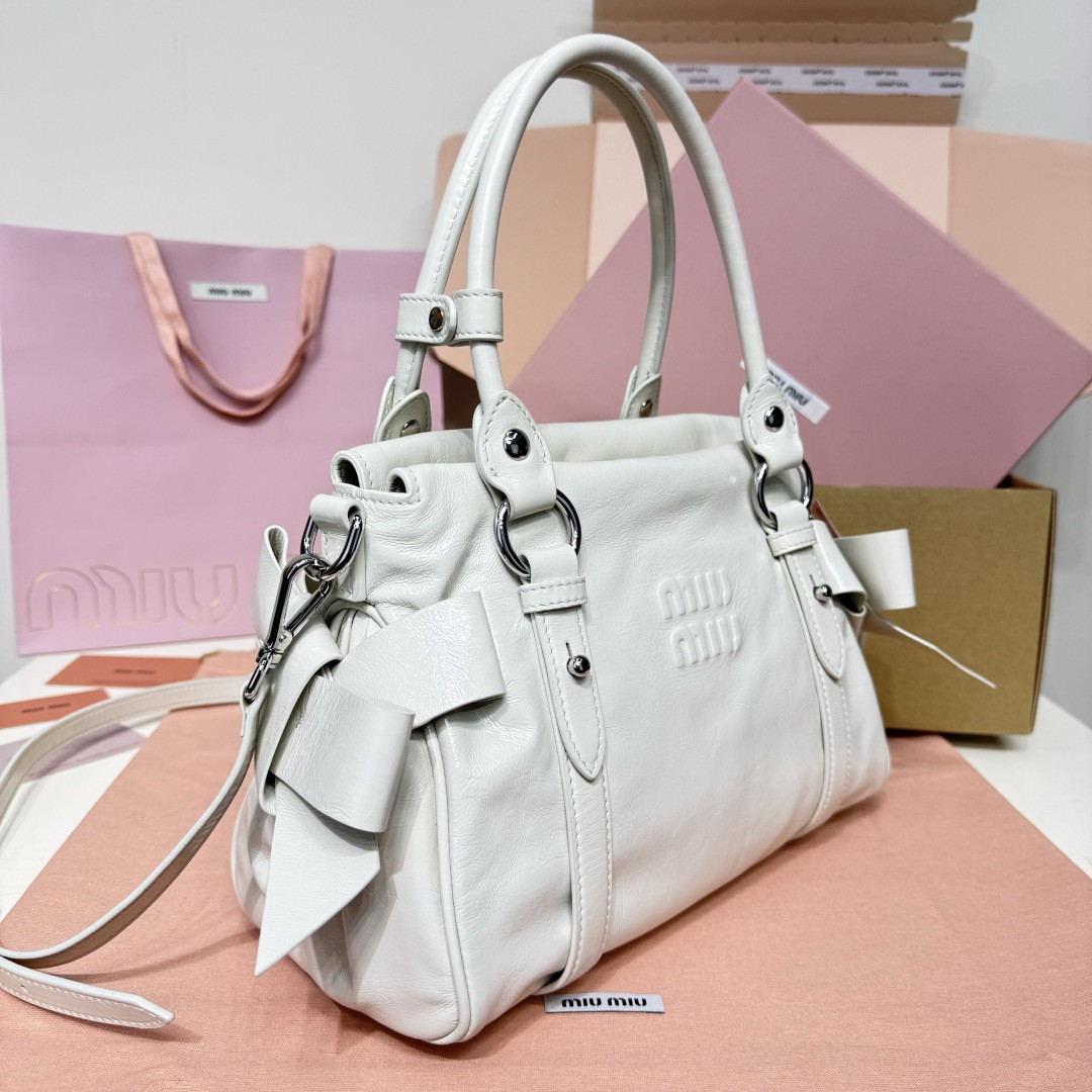 Miu Miu Motorcycle Bag 5BA327 27x22x13cm