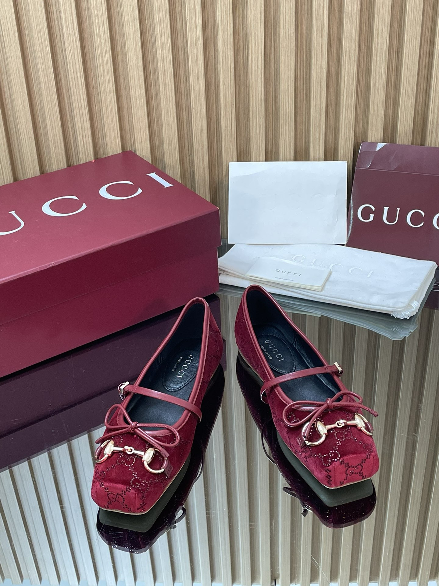UA Gucci Horsebit Ballet Flat