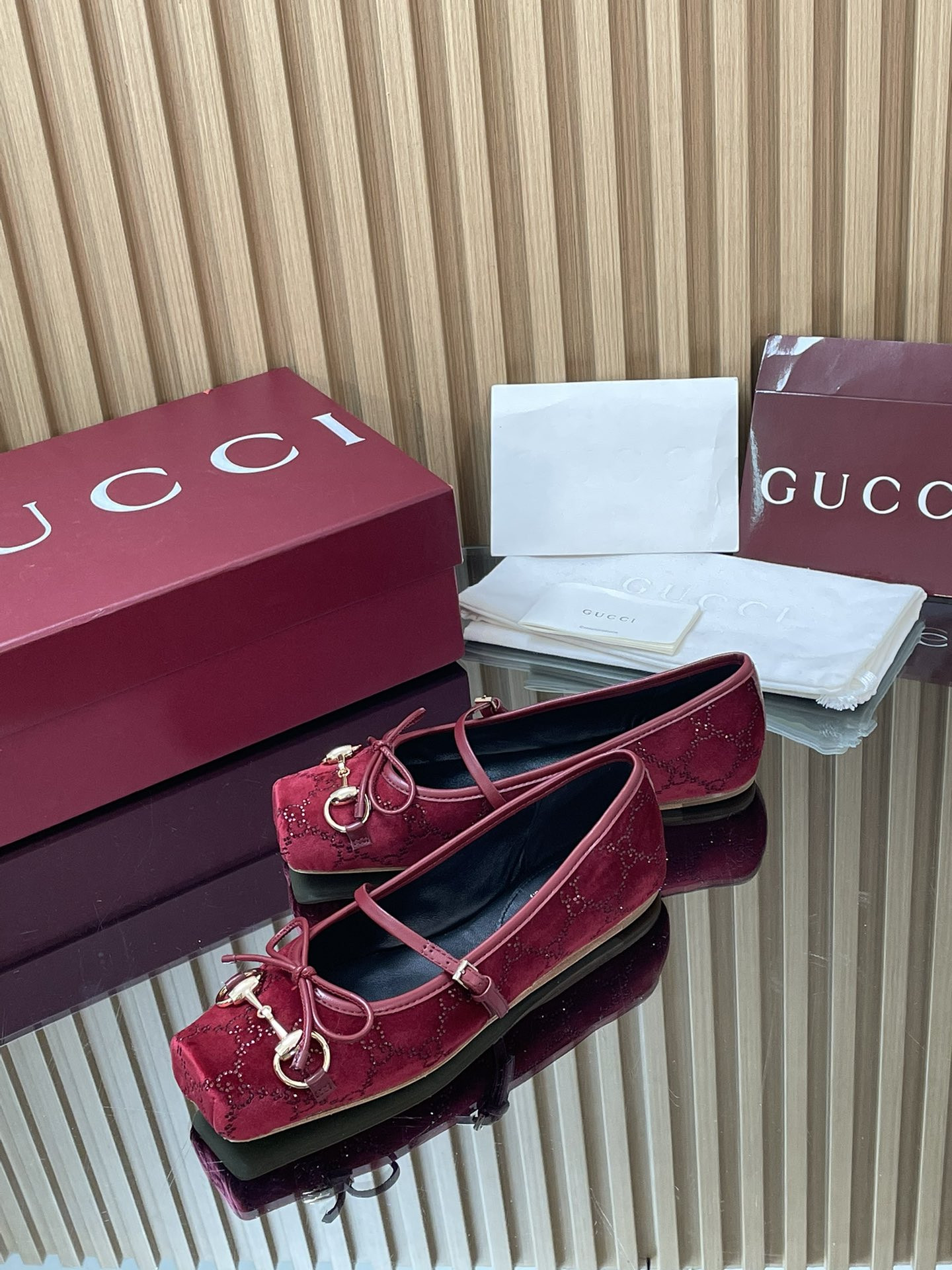 UA Gucci Horsebit Ballet Flat