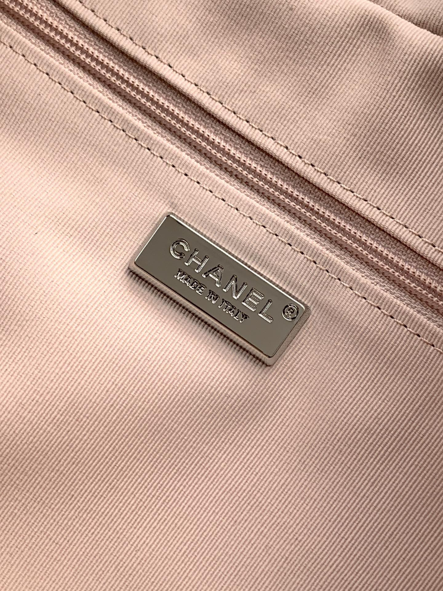 Chanel Denim CC Boston Bag 33x20.5x15cm