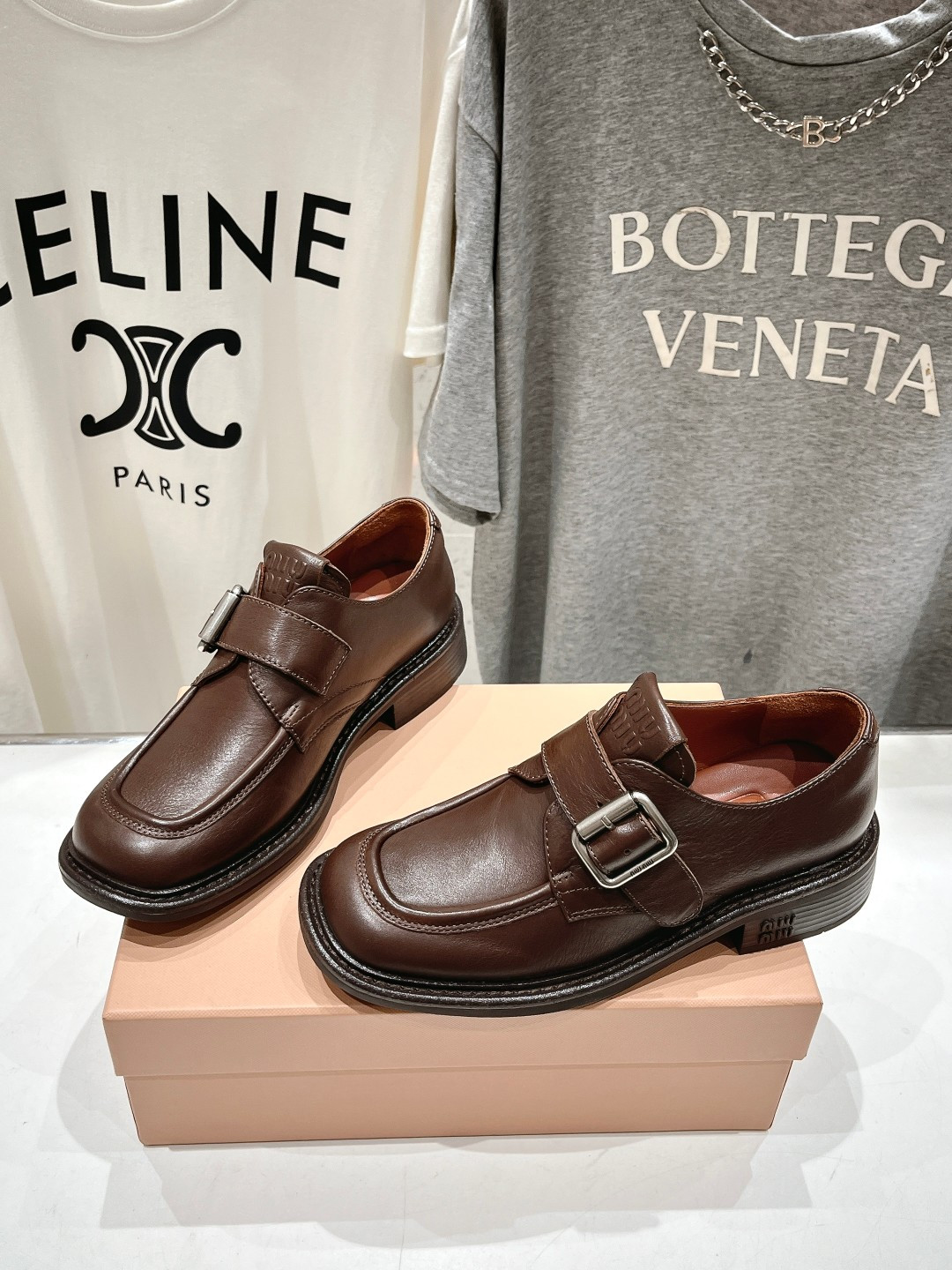 UA Miu Miu Monk Strap Loafer