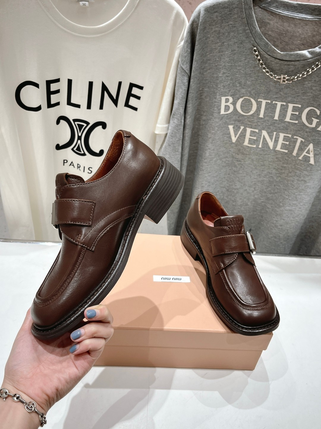 UA Miu Miu Monk Strap Loafer