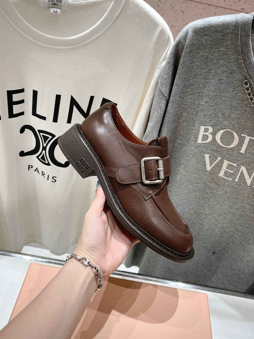 UA Miu Miu Monk Strap Loafer