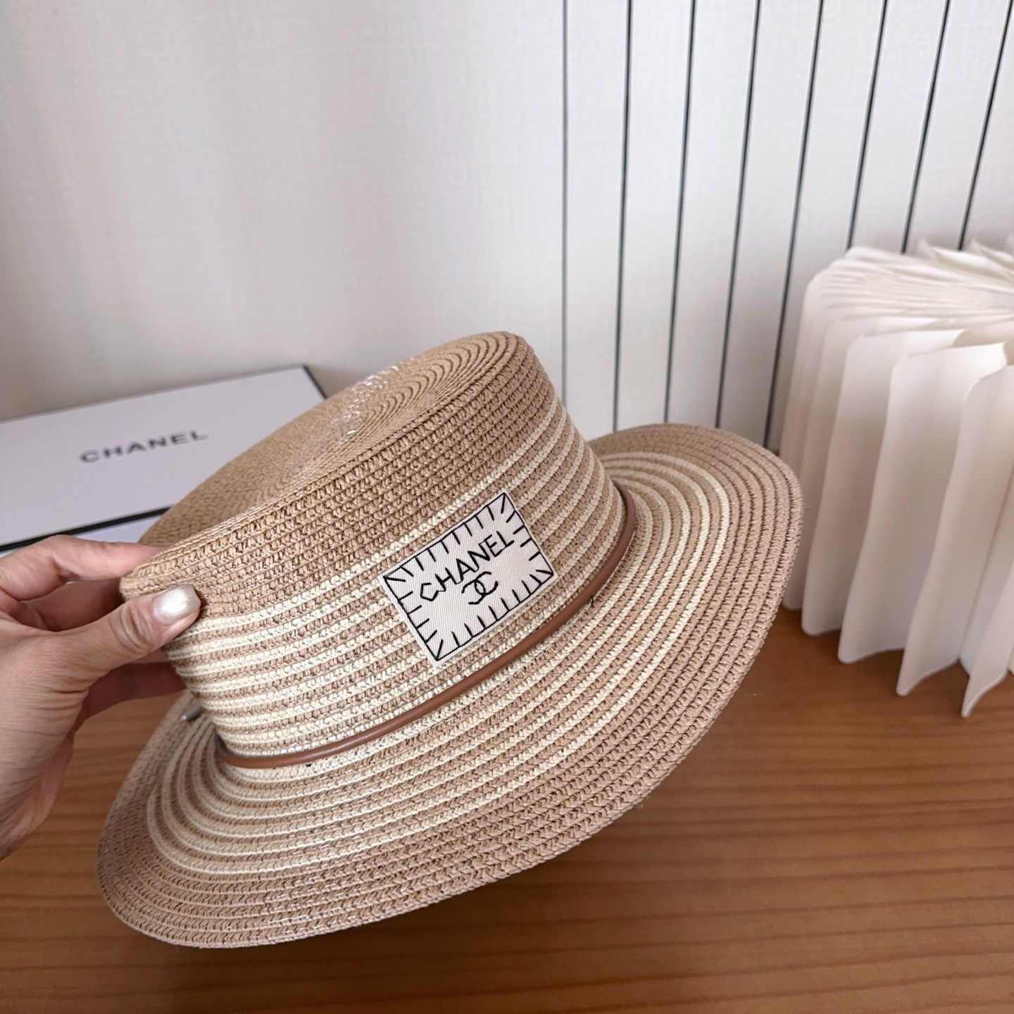 Ch**el straw hat