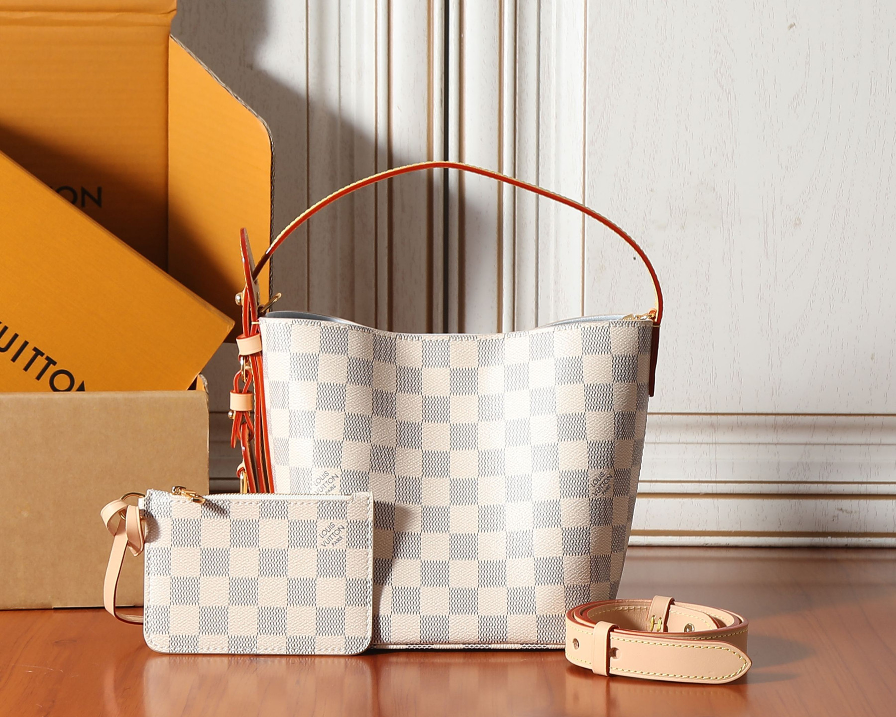 LV ALL IN BB Handbags N40855 16x18x12cm