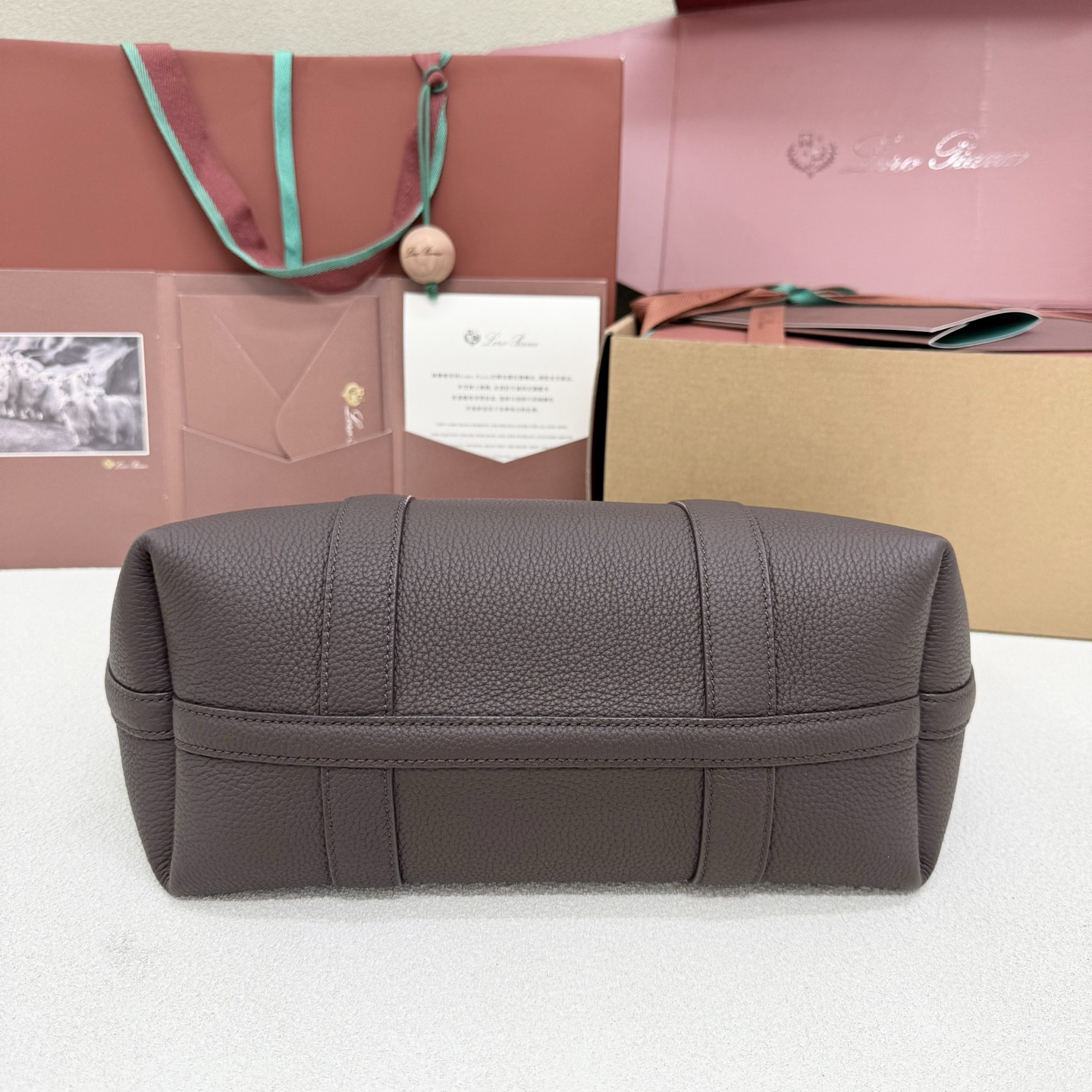 L0r0 P1ana small ghiera shopper 28x19x12cm