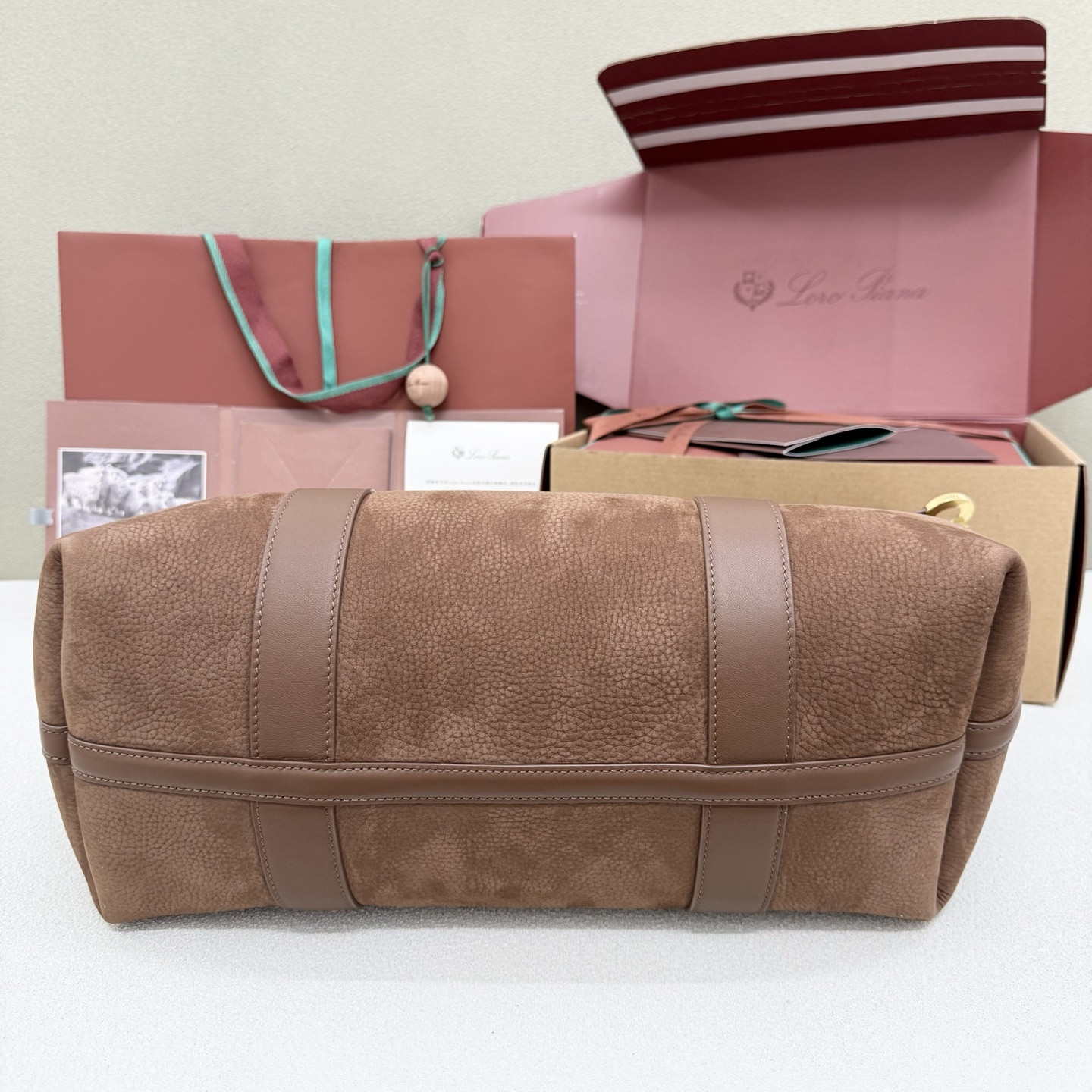 L0r0 P1ana large ghiera shopper 40x26x18cm
