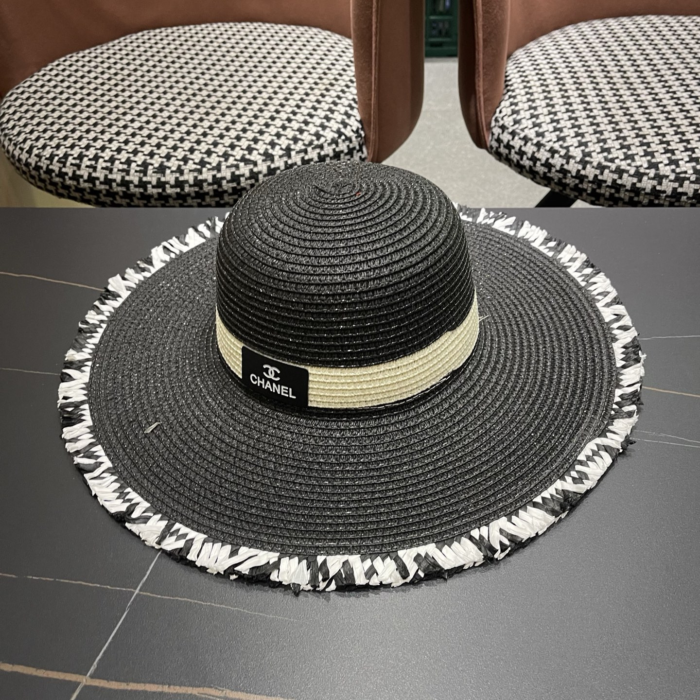 Ch**el straw hat