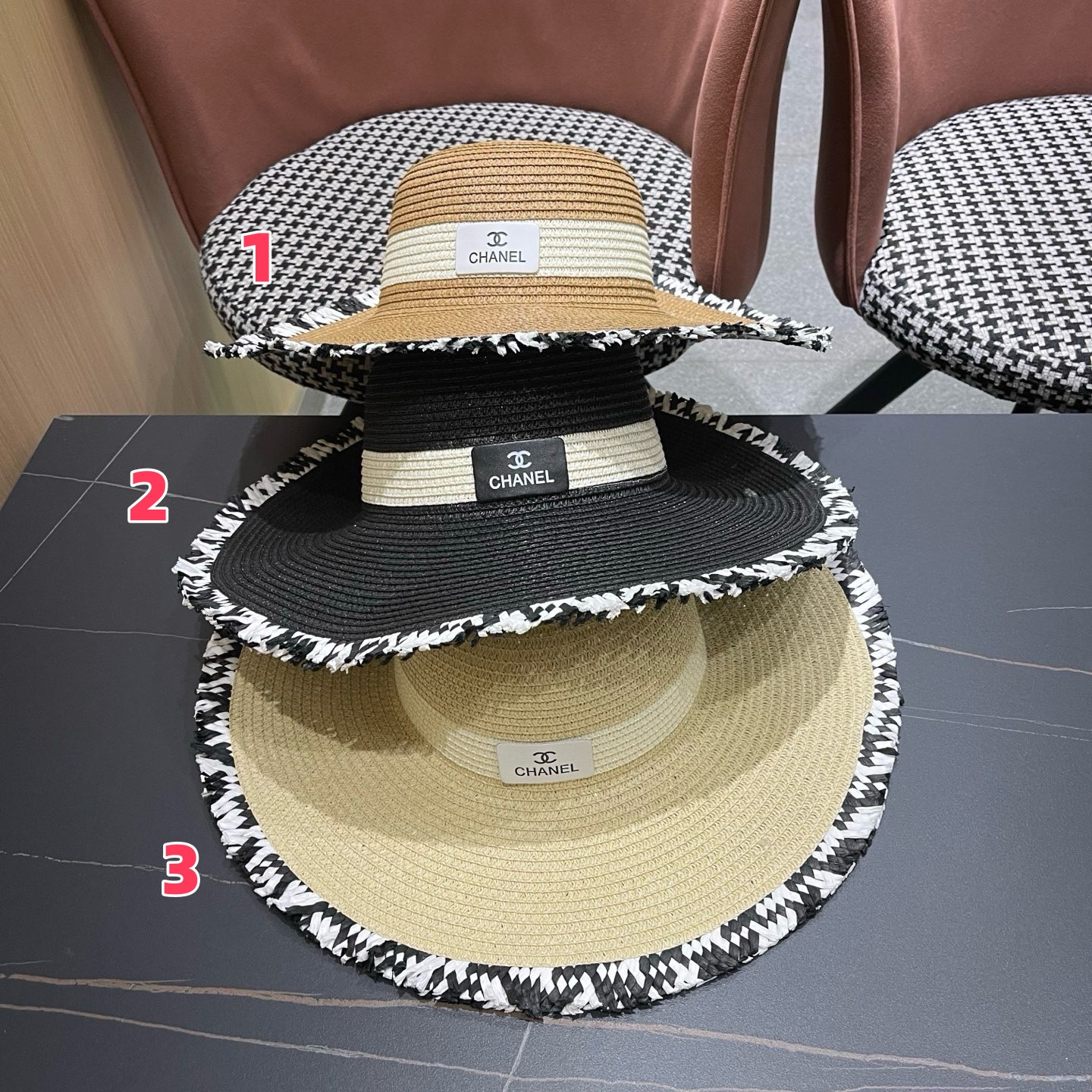Ch**el straw hat