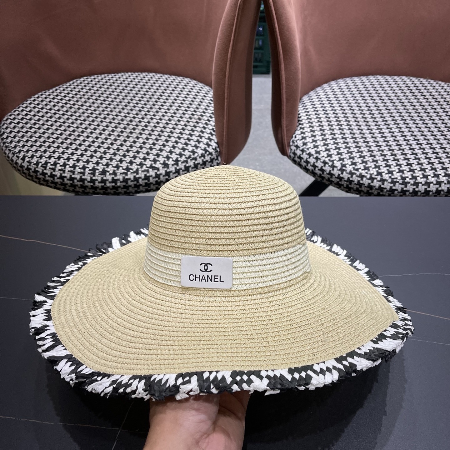 Ch**el straw hat