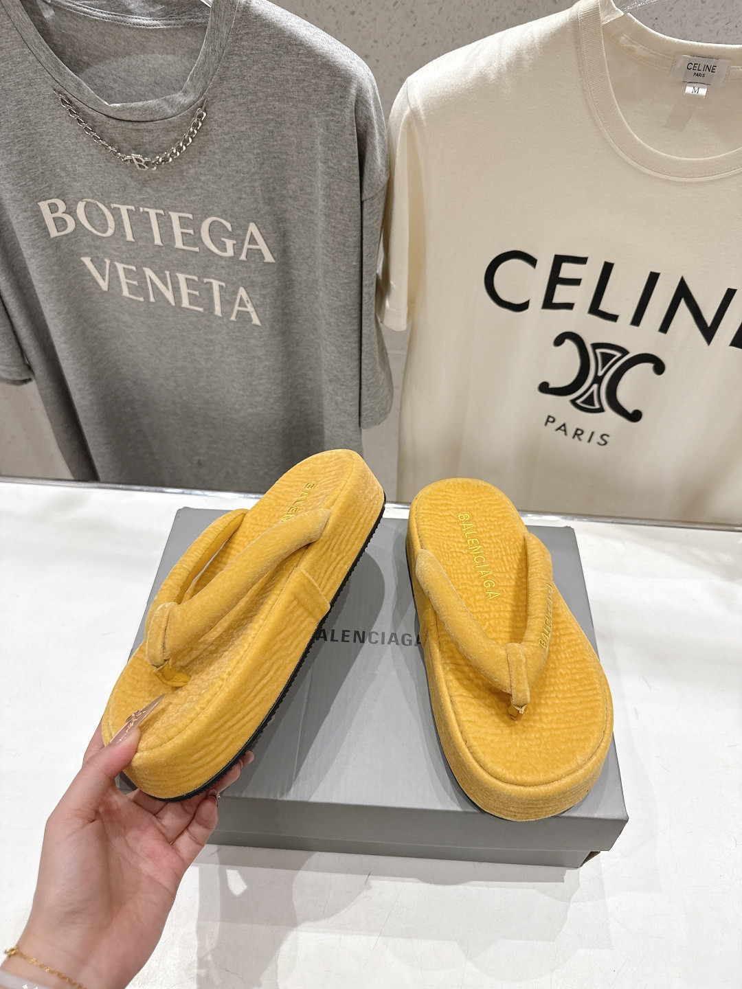 UA Ba1en*iaga Jet Lag Thong Slides