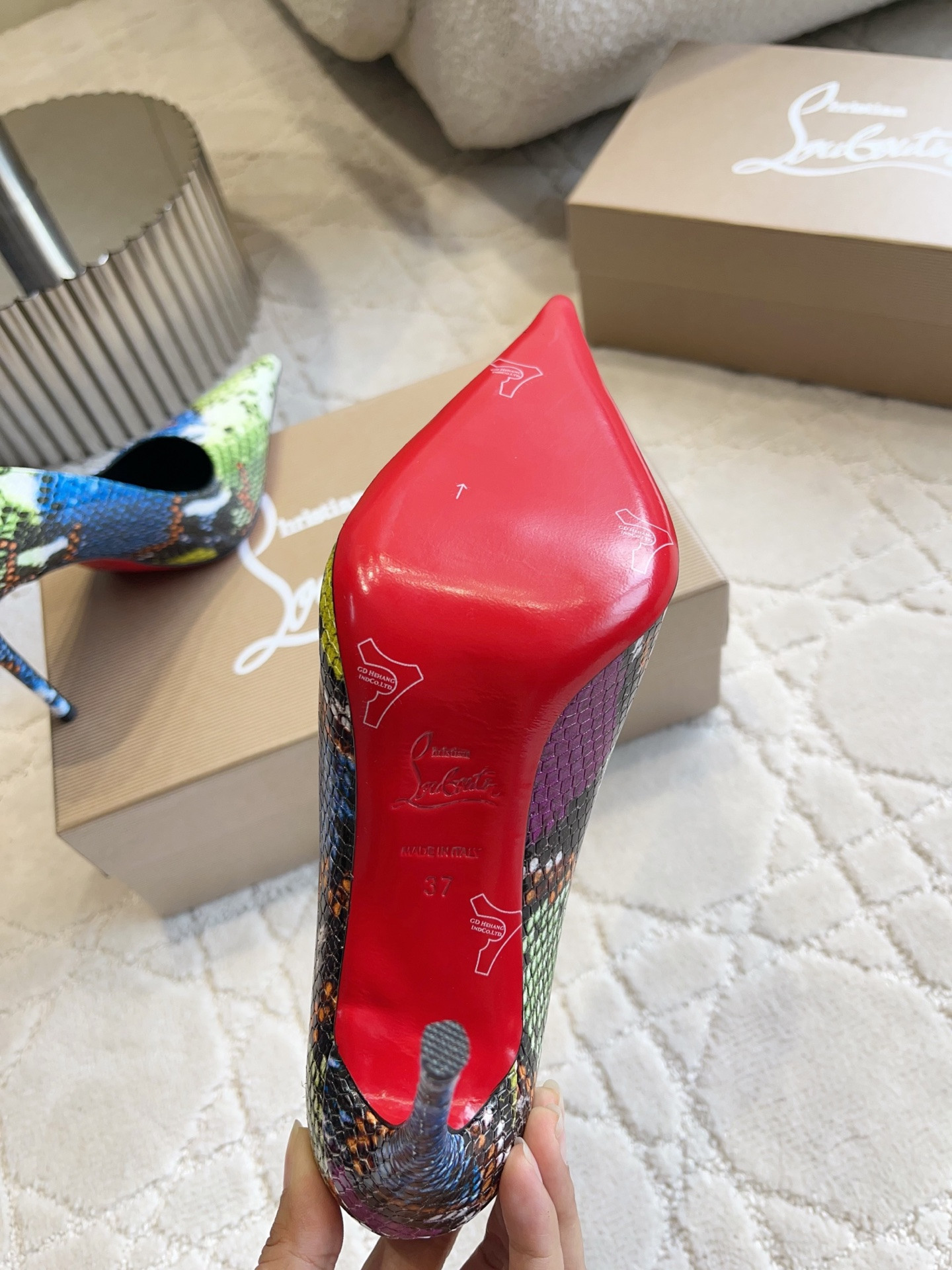 UA Chr1st1an Louboutin So Kate Pumps 10cm Heel